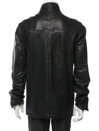 Etro Lamb Leather Utility Jacket