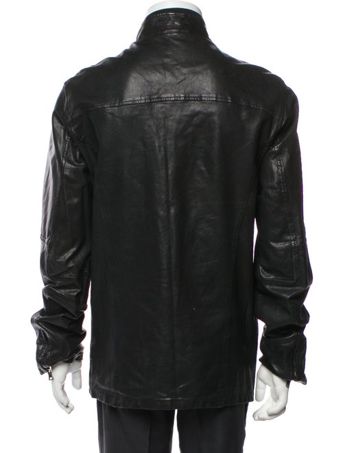 Etro Lamb Leather Utility Jacket