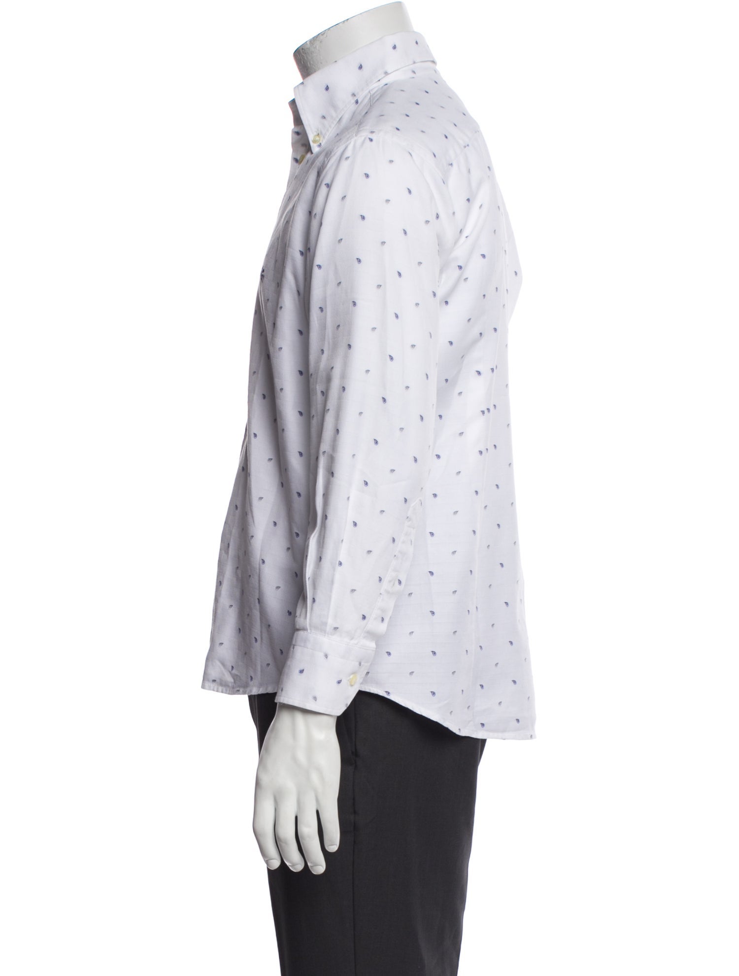 Etro Printed Long Sleeve Dress Shirt