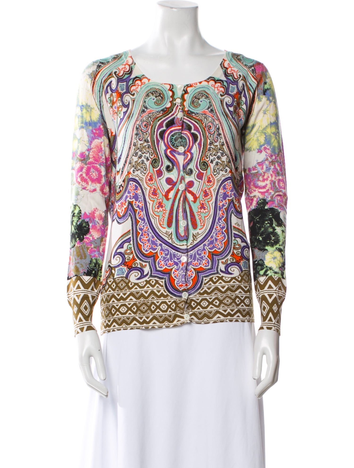 Etro Silk Printed Sweater