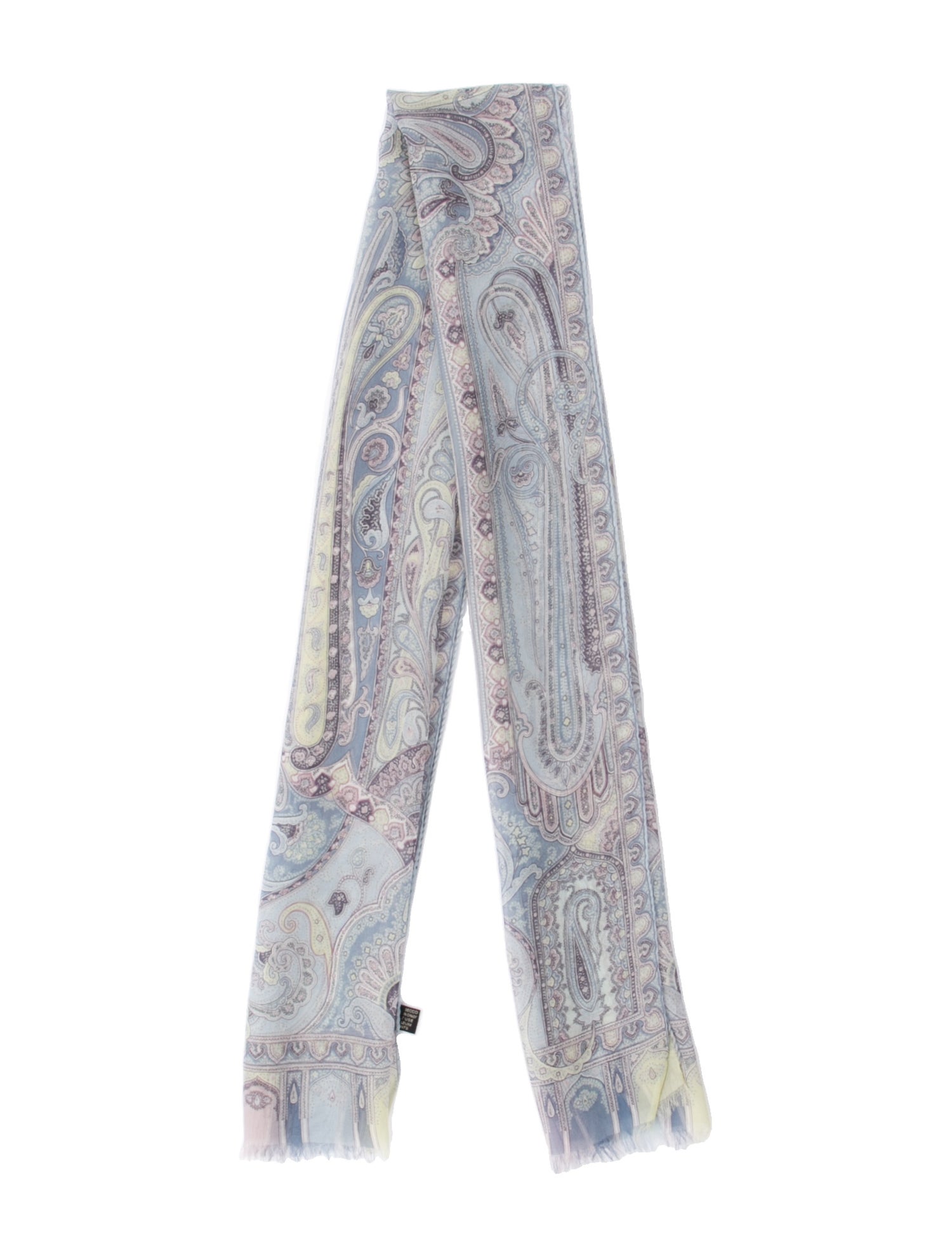 Etro Silk Paisley Print Scarf