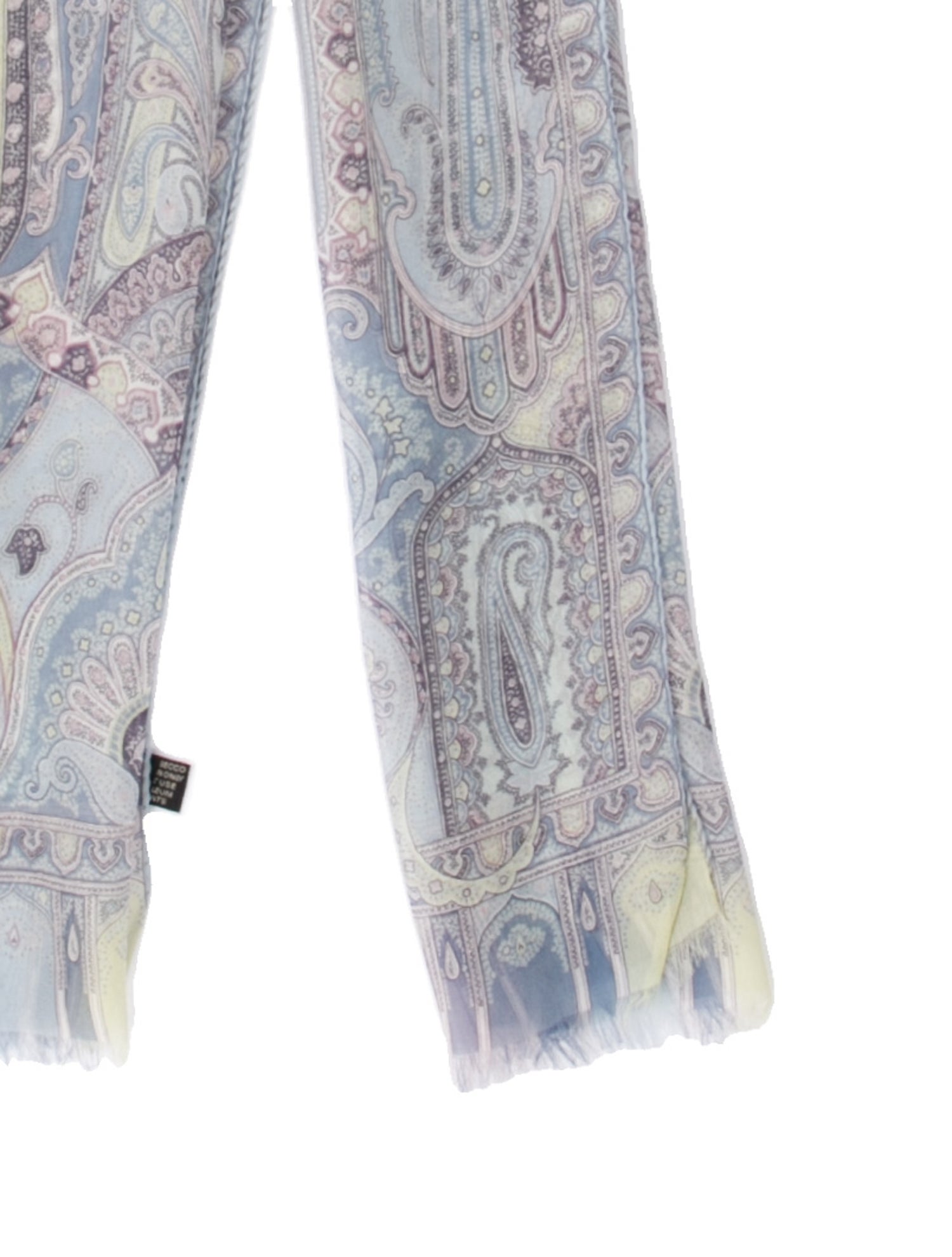 Etro Silk Paisley Print Scarf