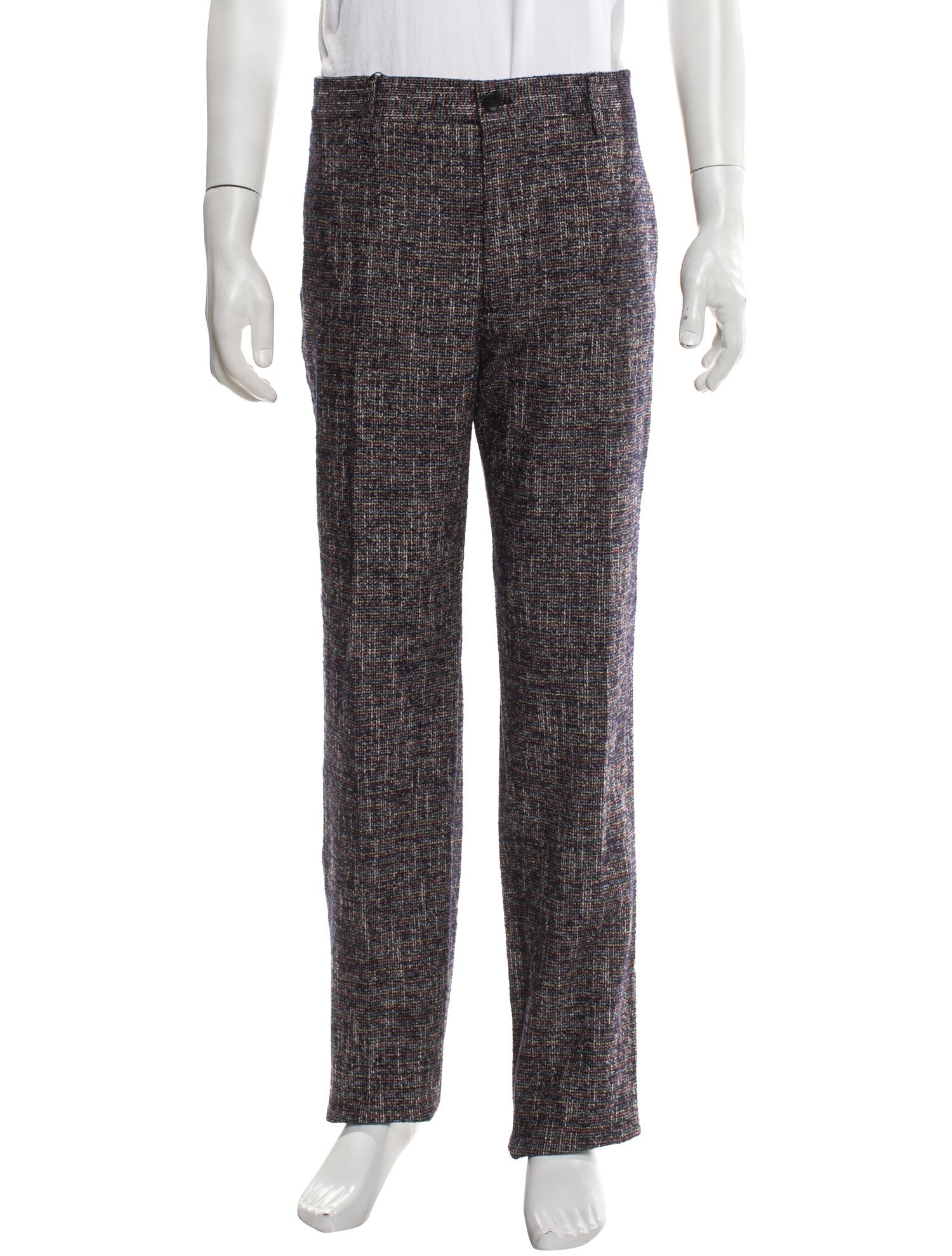 Etro Tweed Pattern Pants w/ Tags