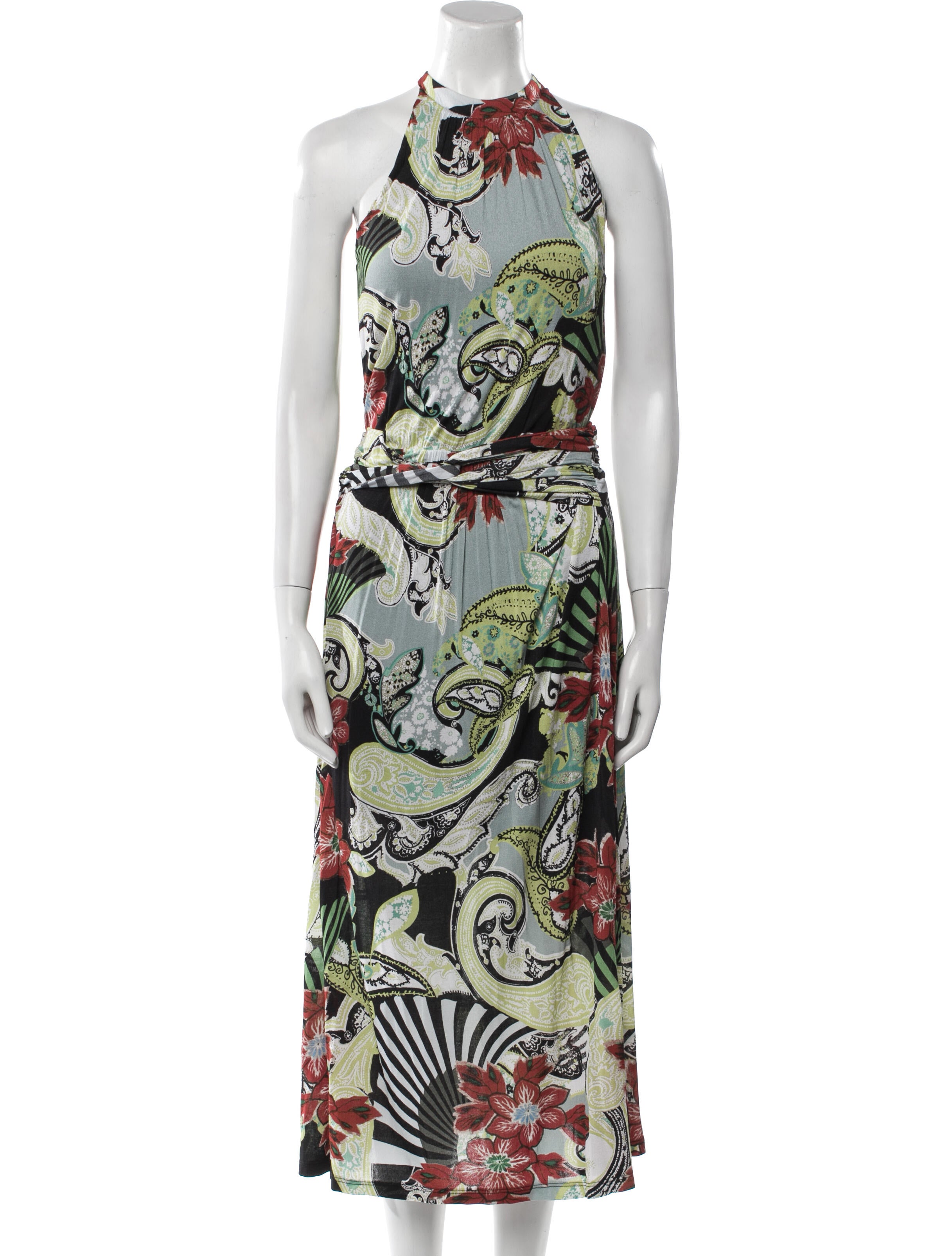 Etro Paisley Print Long Dress