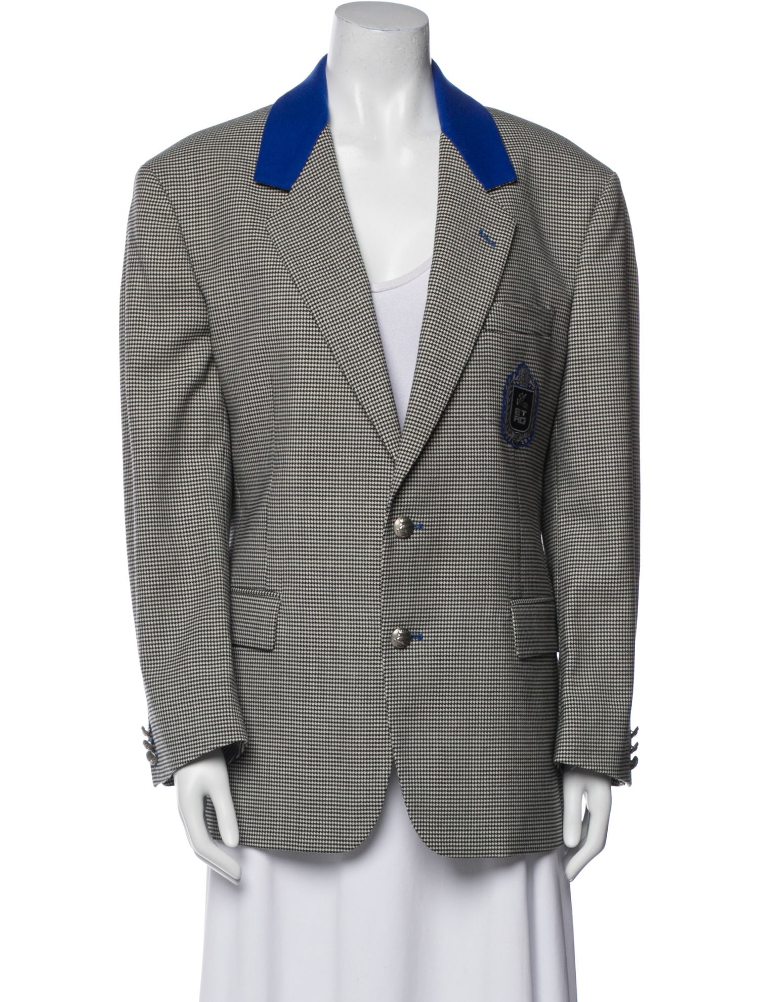 Etro Virgin Wool Striped Coat