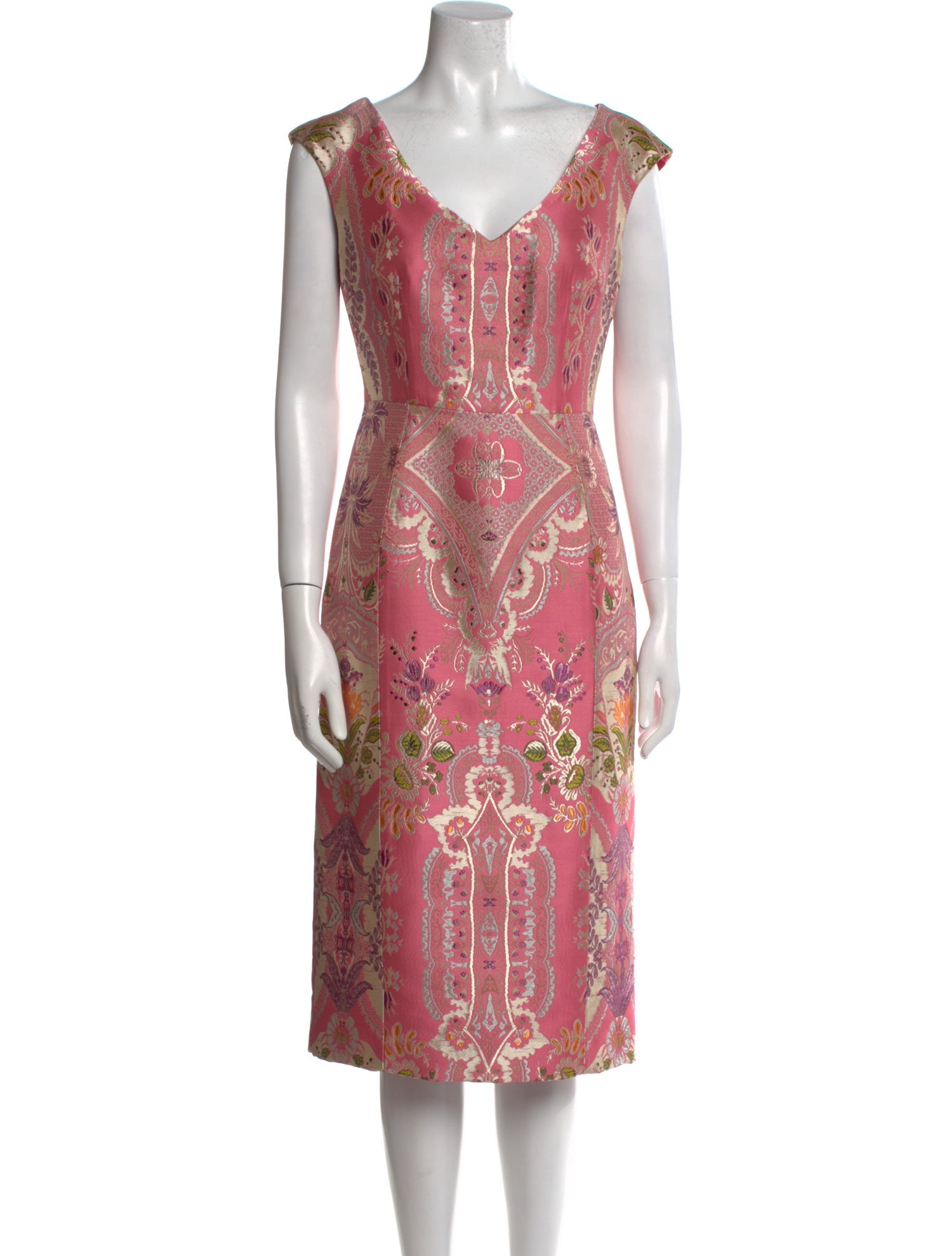 Etro Printed Midi Length Dress w/ Tags