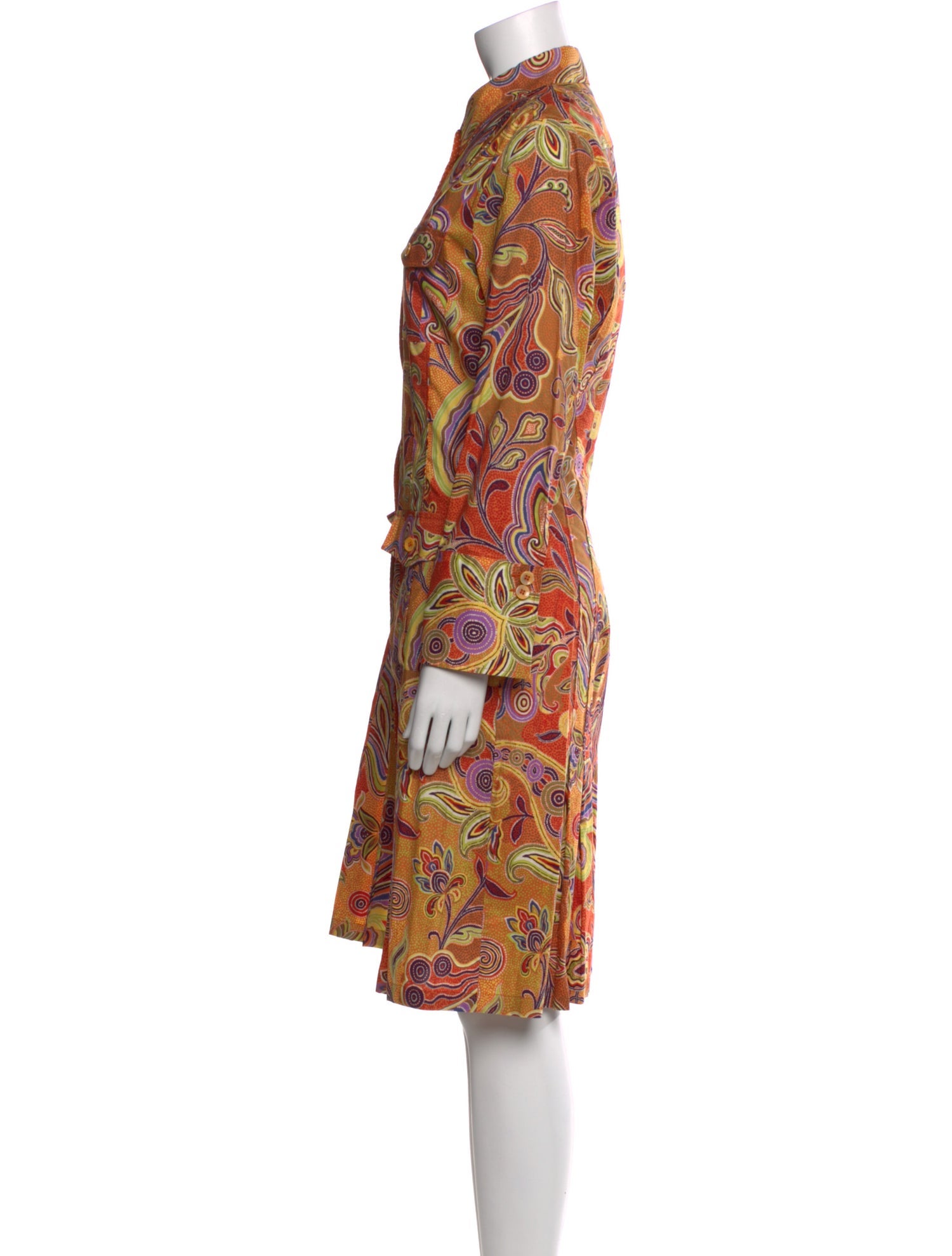 Etro Paisley Print Knee-Length Dress