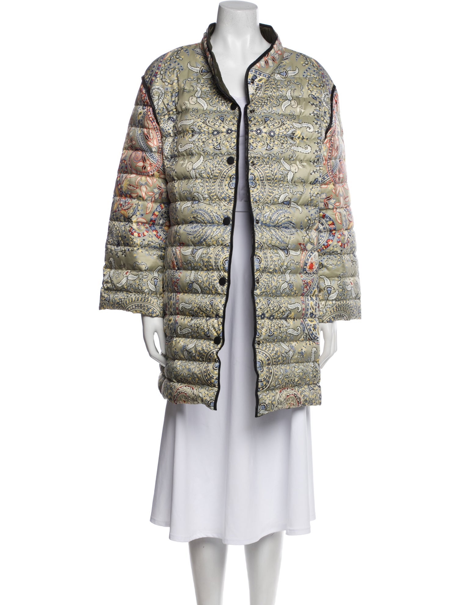 Etro Paisley Print Down Coat w/ Tags
