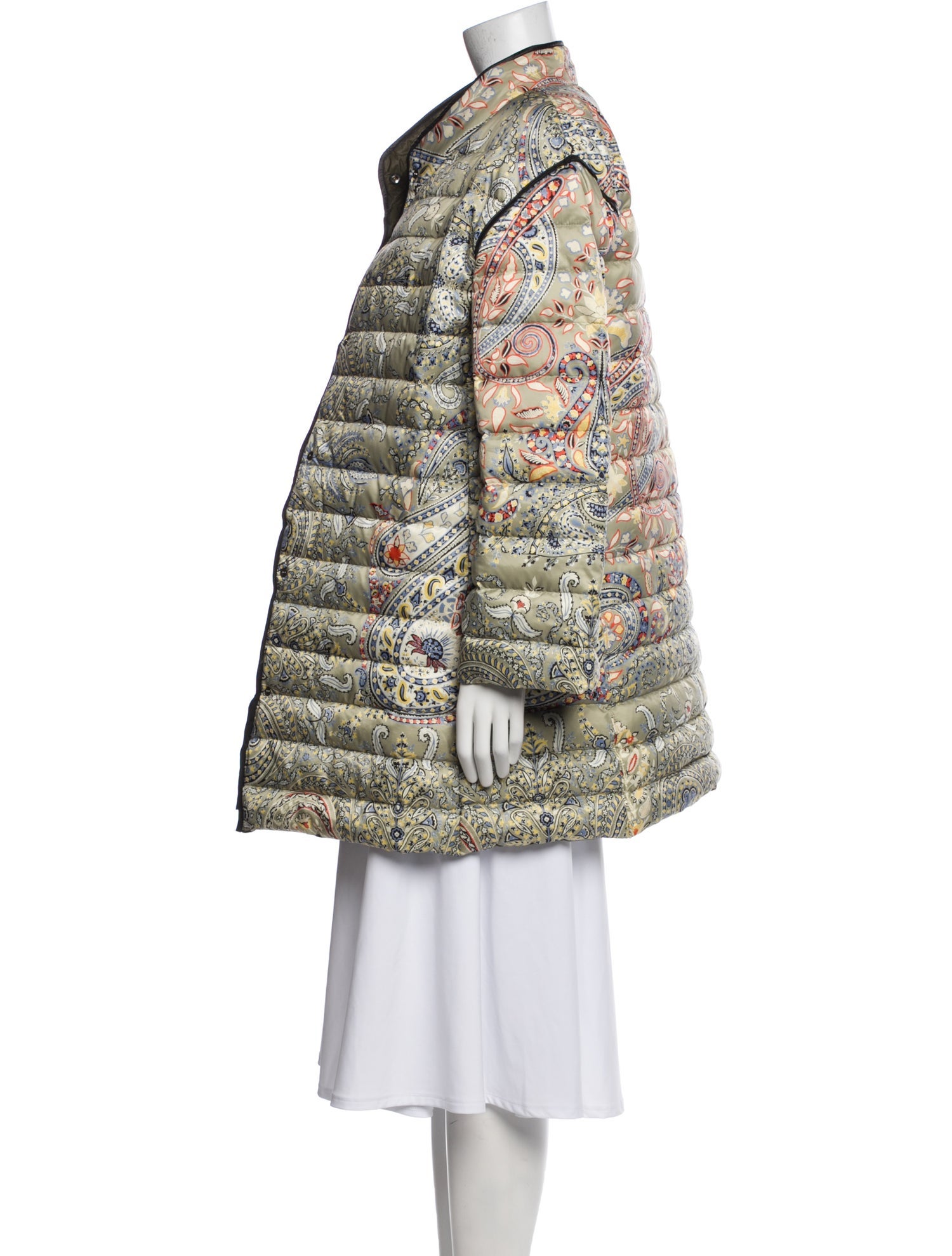 Etro Paisley Print Down Coat w/ Tags