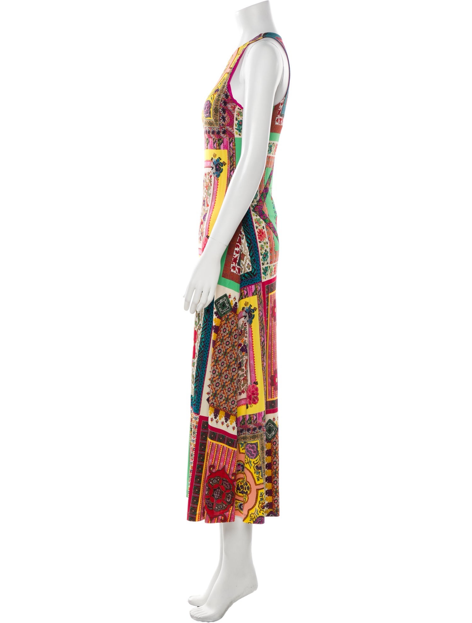 Etro Paisley Print Long Dress