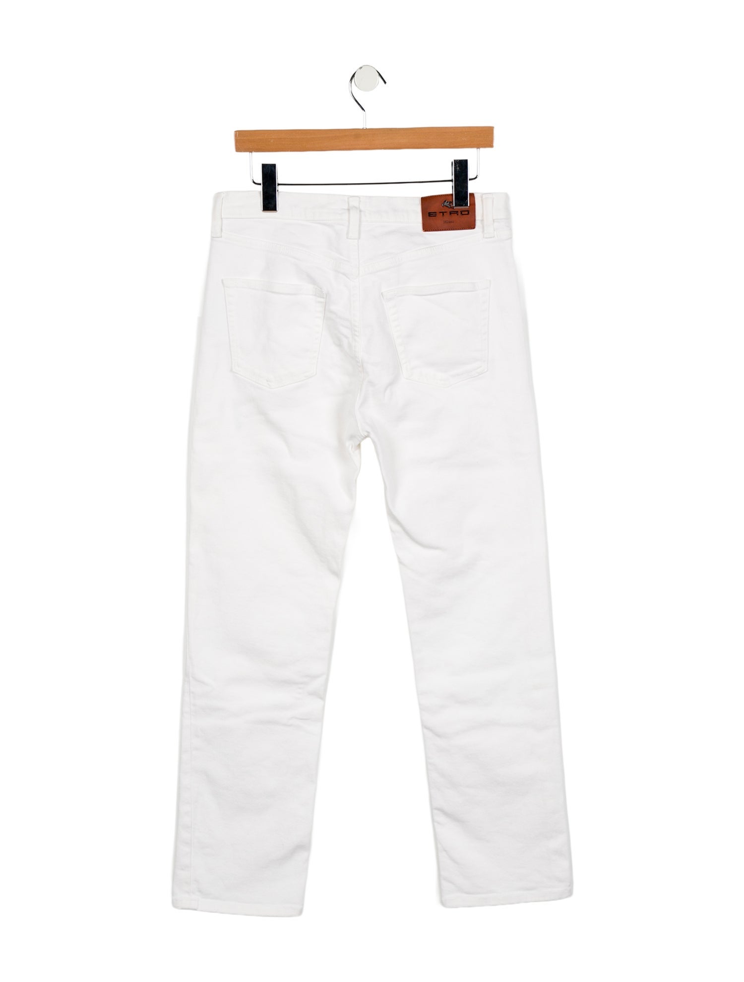 Etro High-Rise Straight Leg Jeans