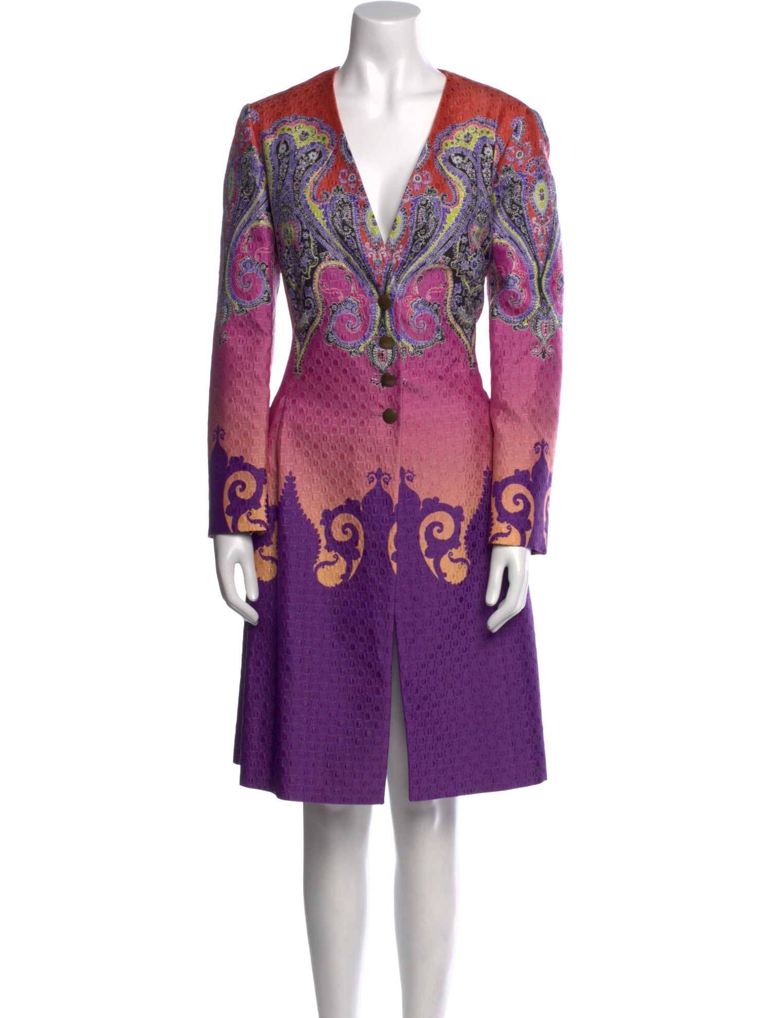 Etro Paisley Print Knee-Length Dress