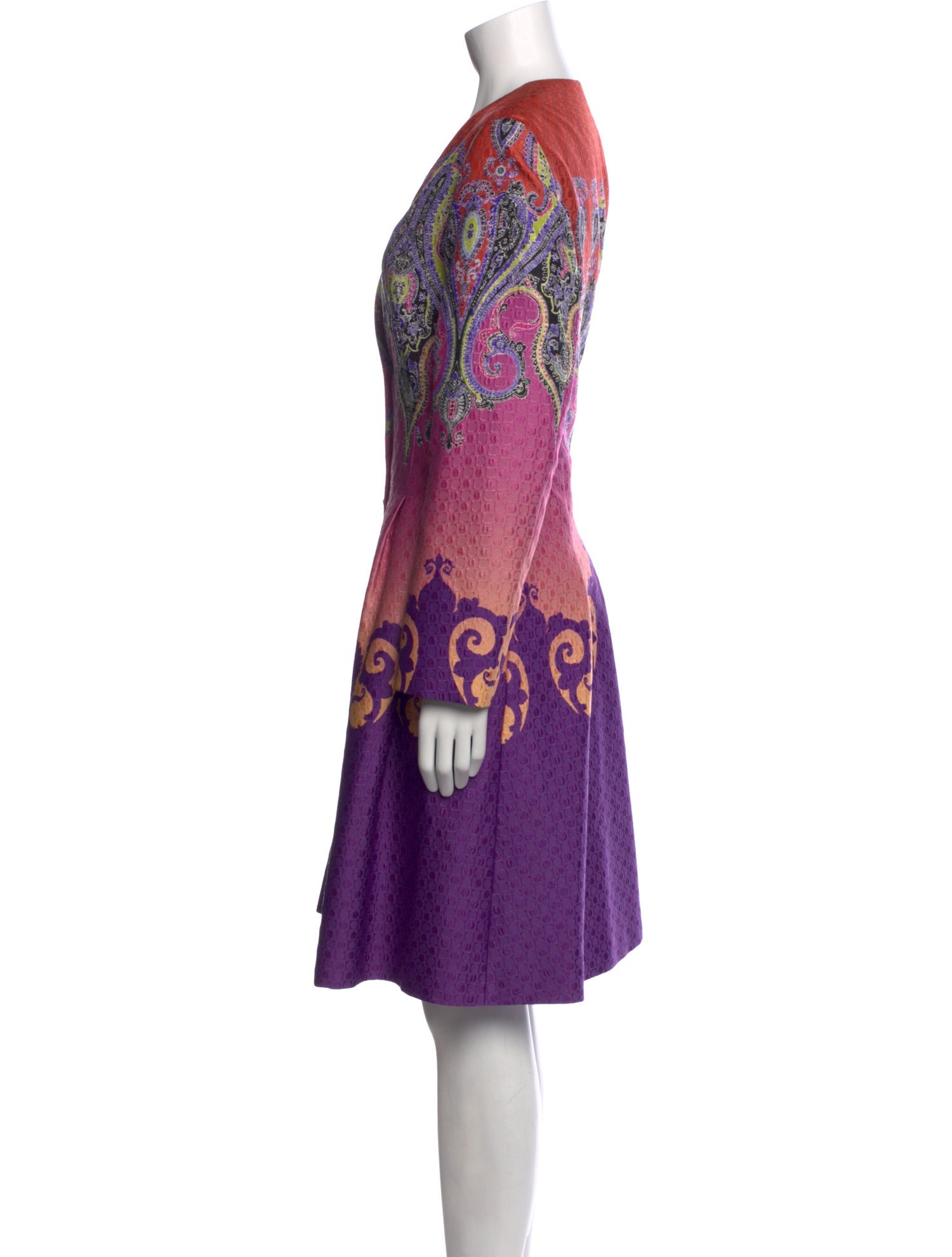 Etro Paisley Print Knee-Length Dress