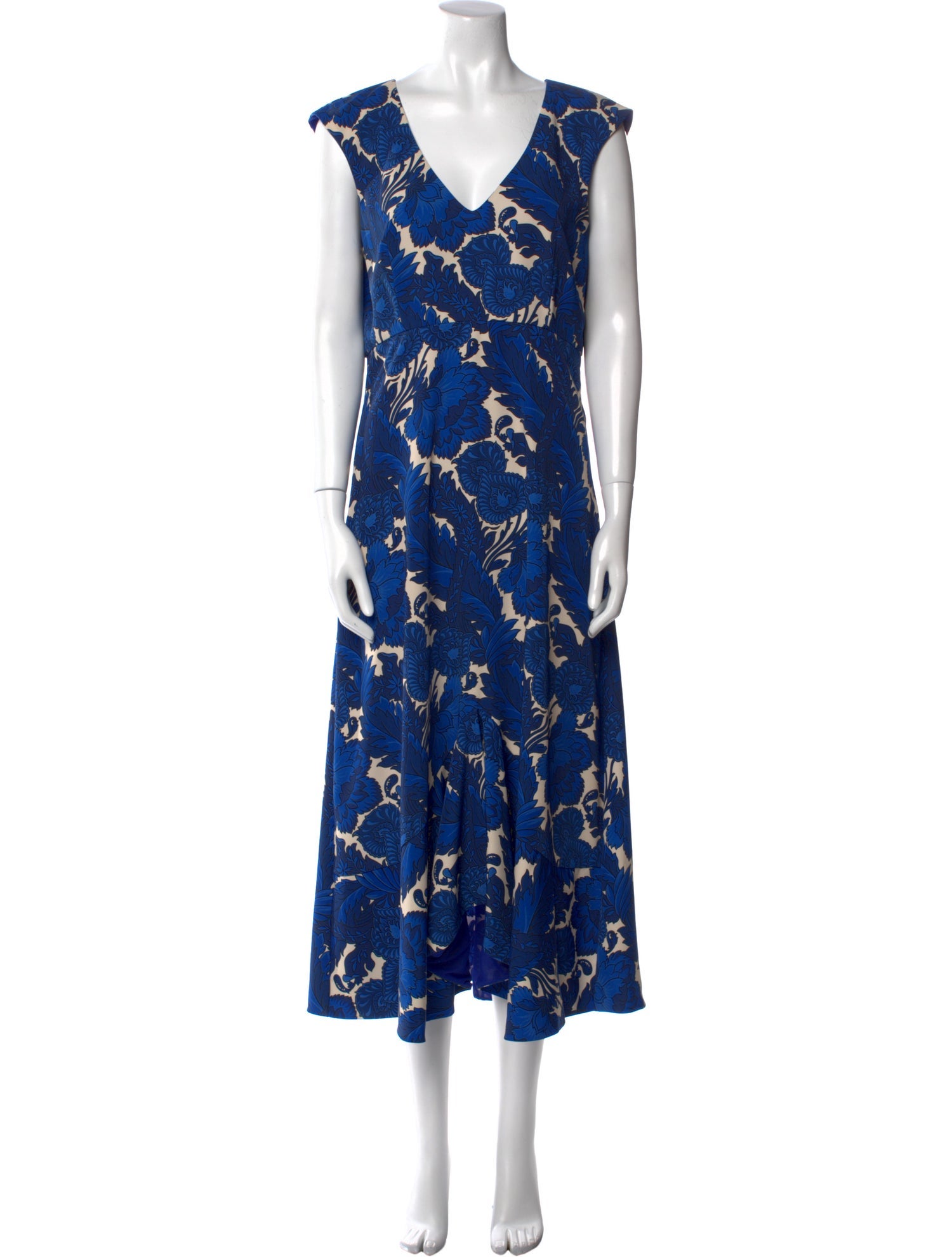 Etro Floral Print Midi Length Dress w/ Tags