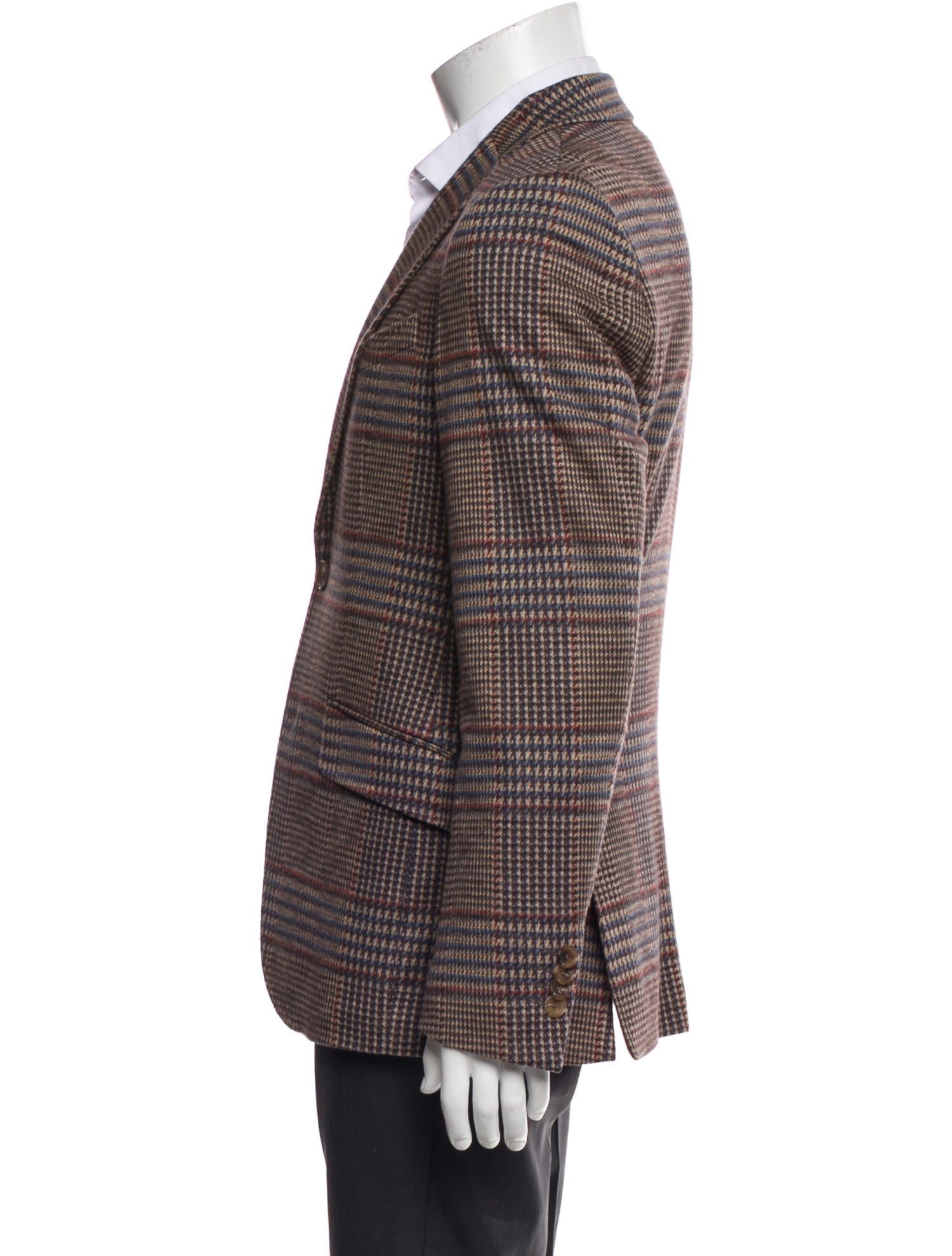 Etro Houndstooth Print Blazer