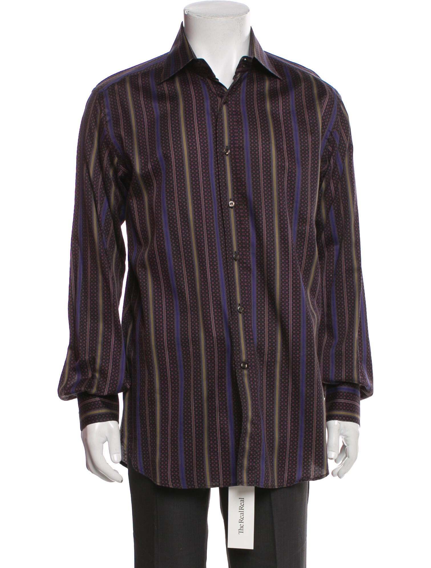 Etro Striped Long Sleeve Shirt