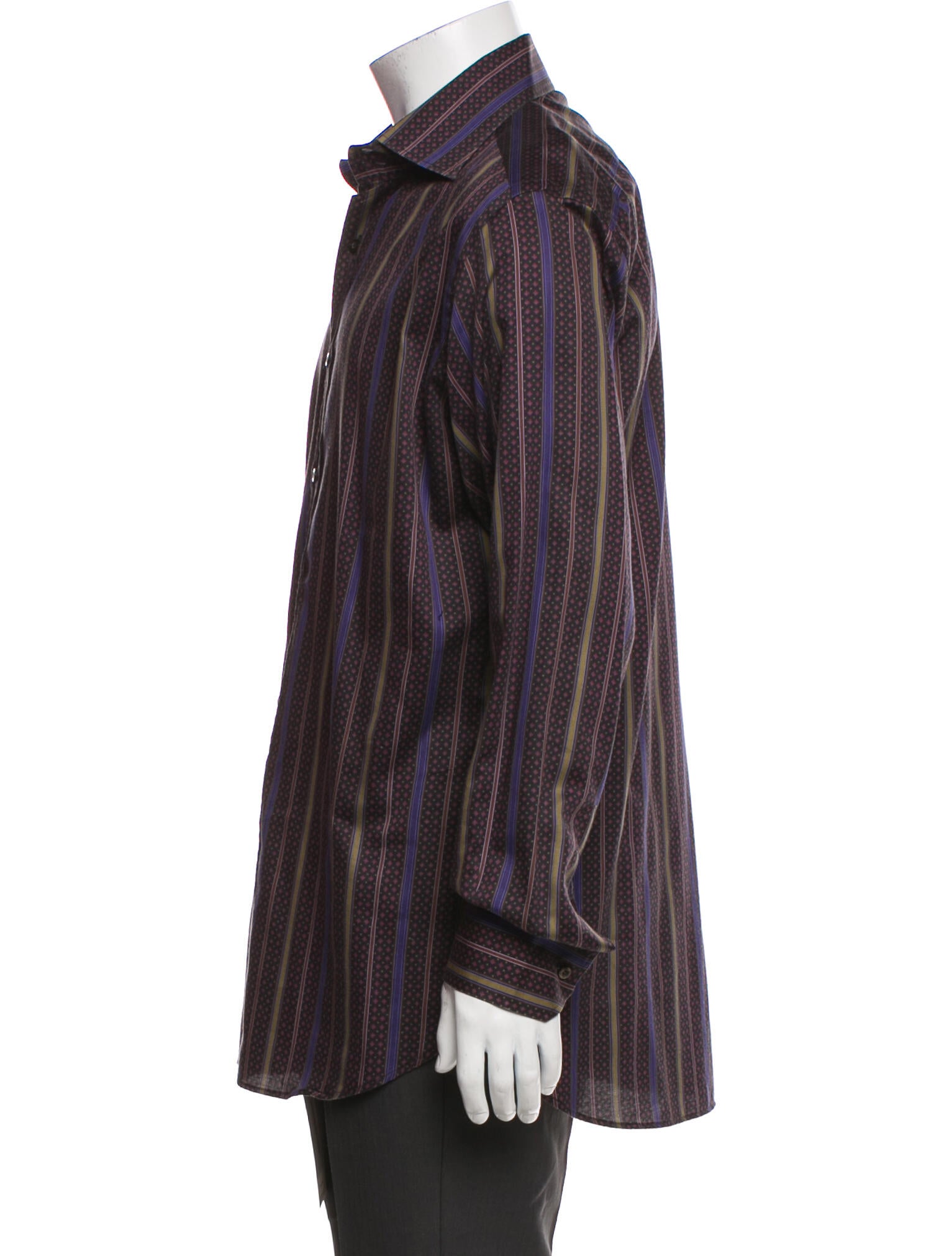 Etro Striped Long Sleeve Shirt