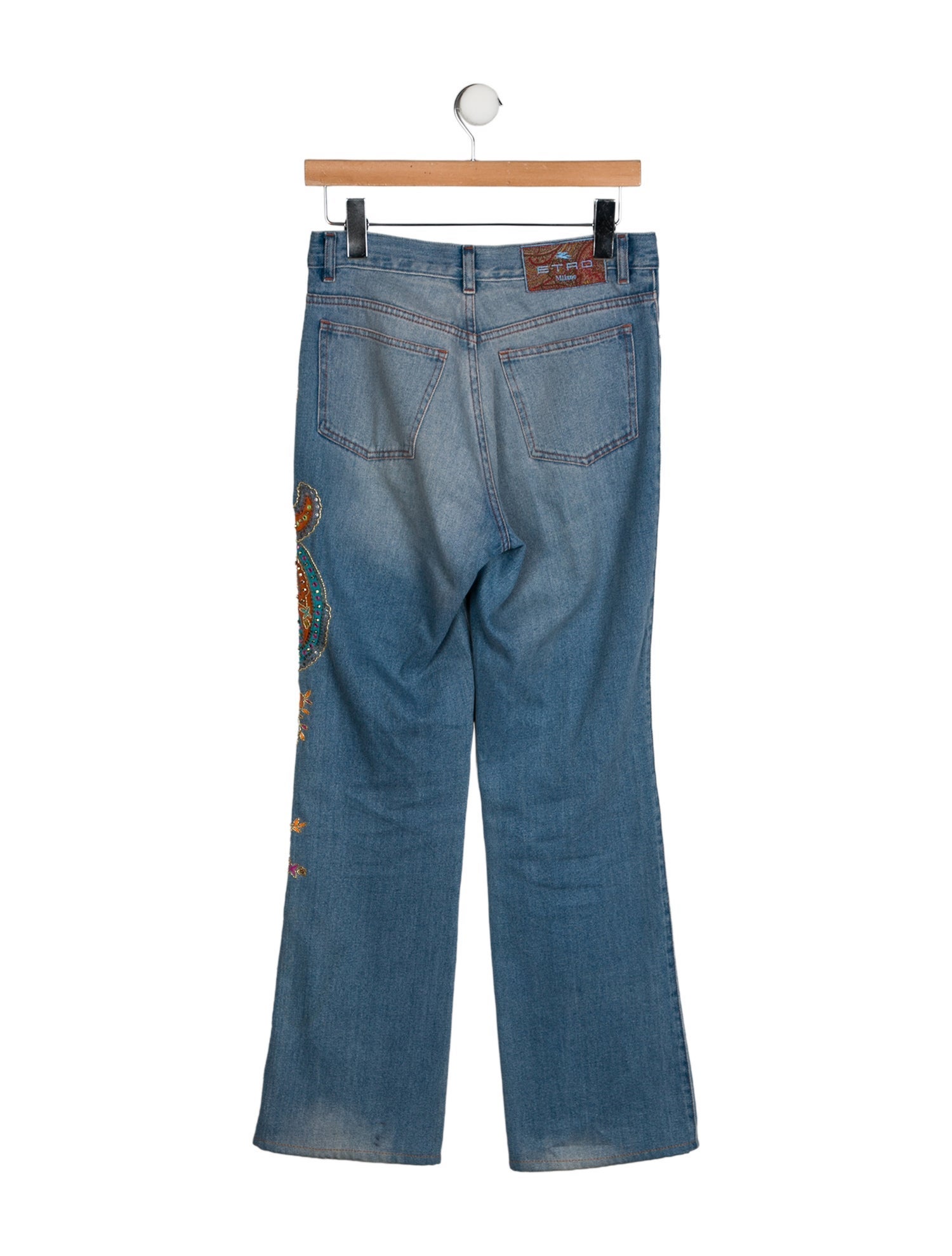 Etro Mid-Rise Wide Leg Jeans