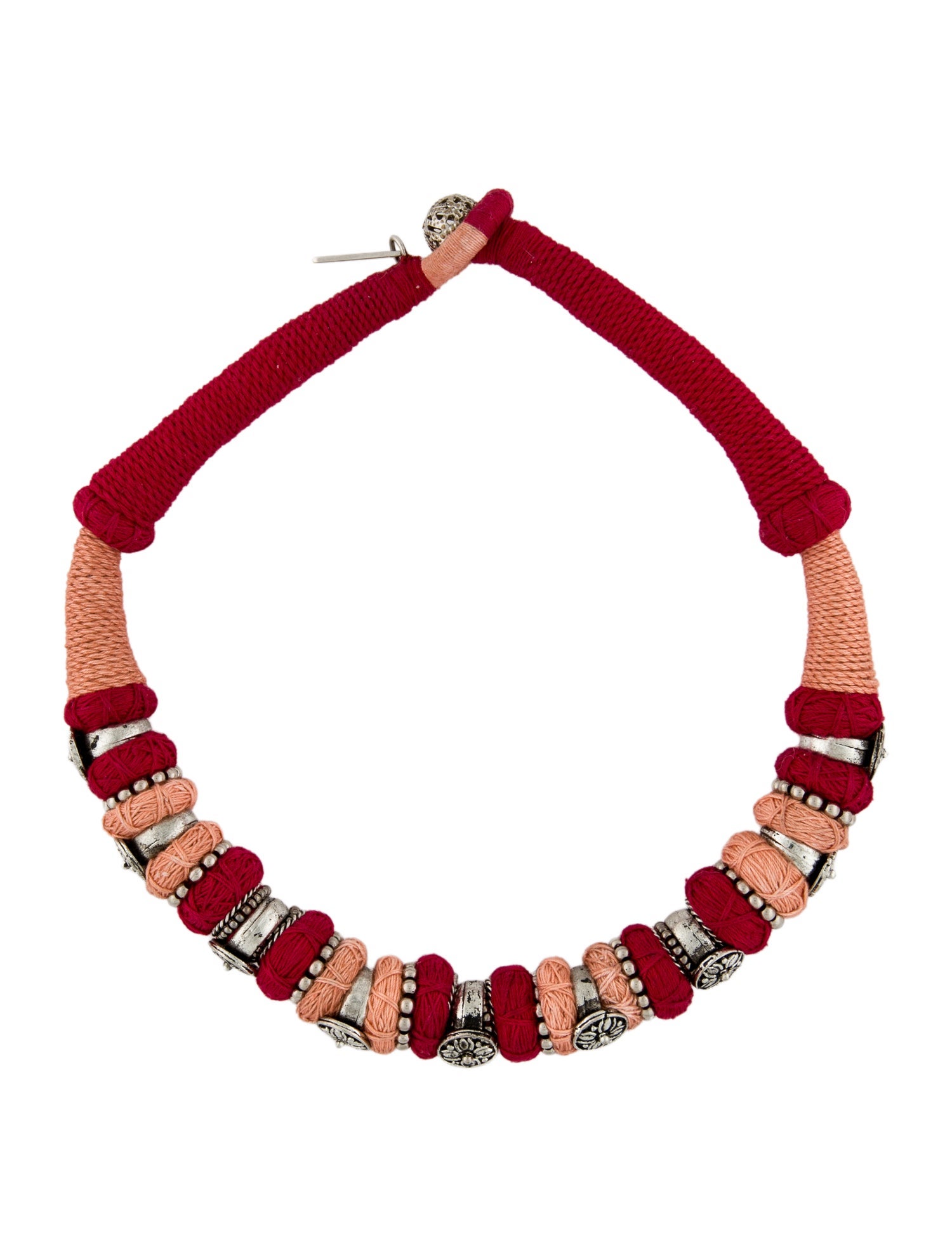 Etro Cord Ring Collar Necklace