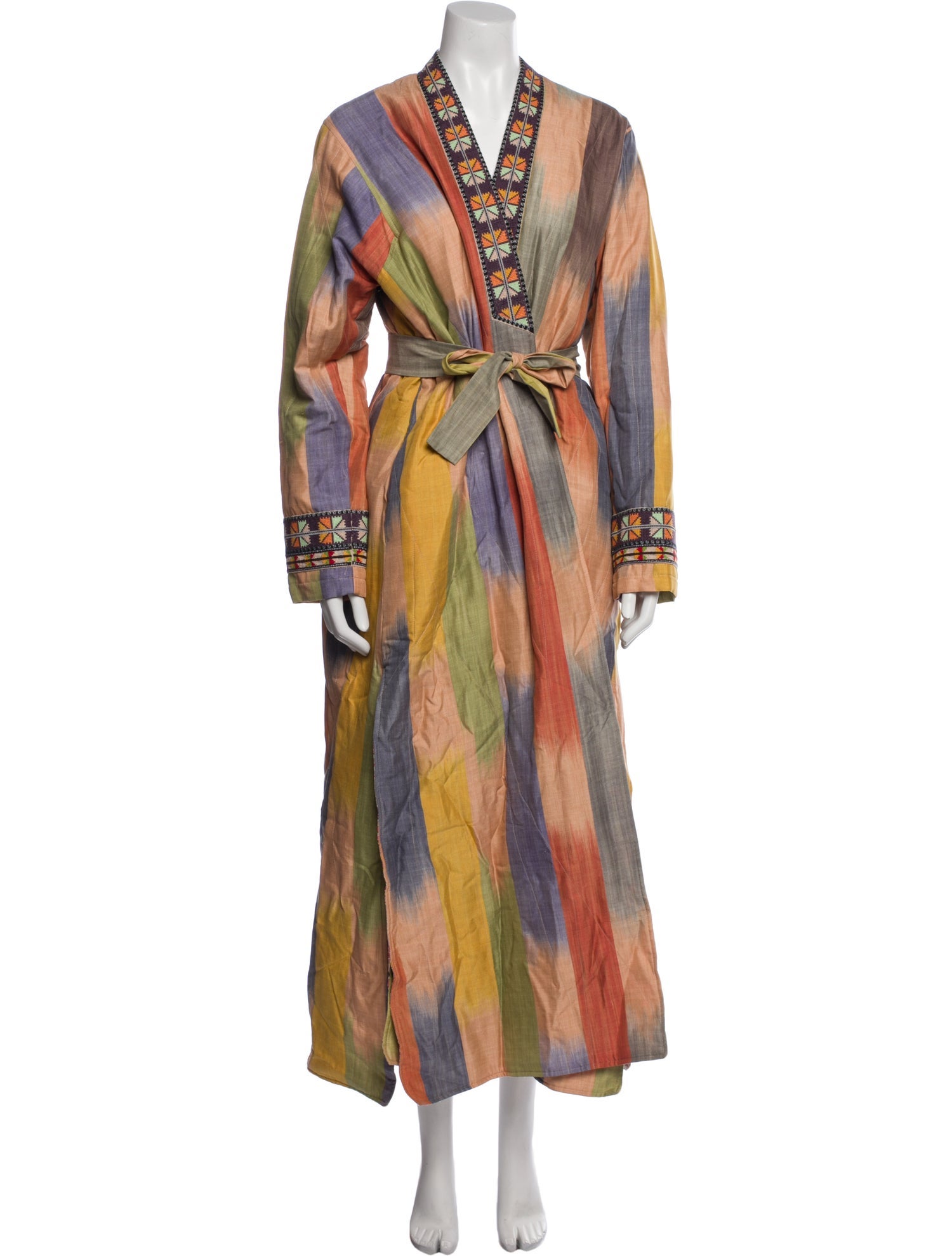 Etro Silk Printed Trench Coat w/ Tags