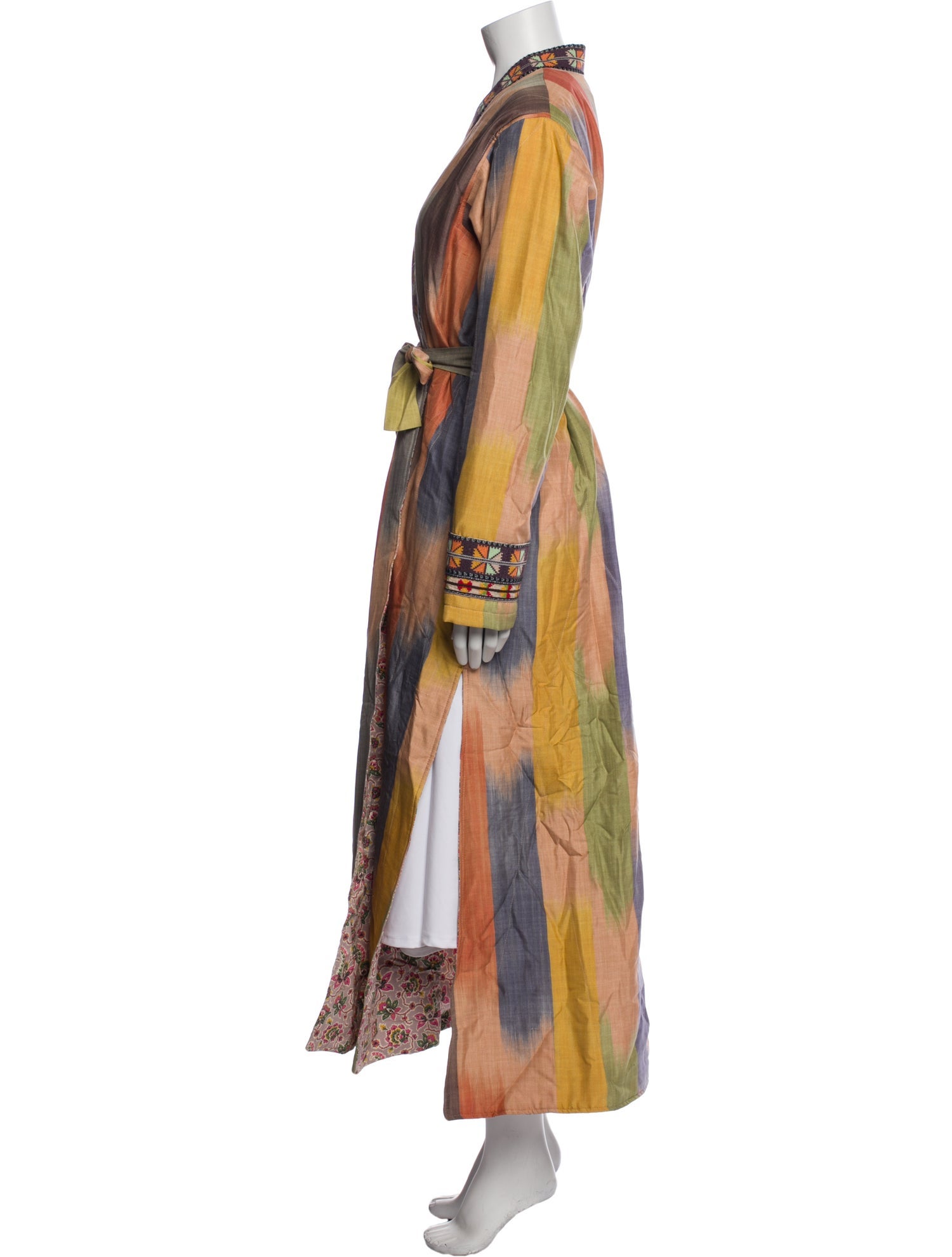 Etro Silk Printed Trench Coat w/ Tags