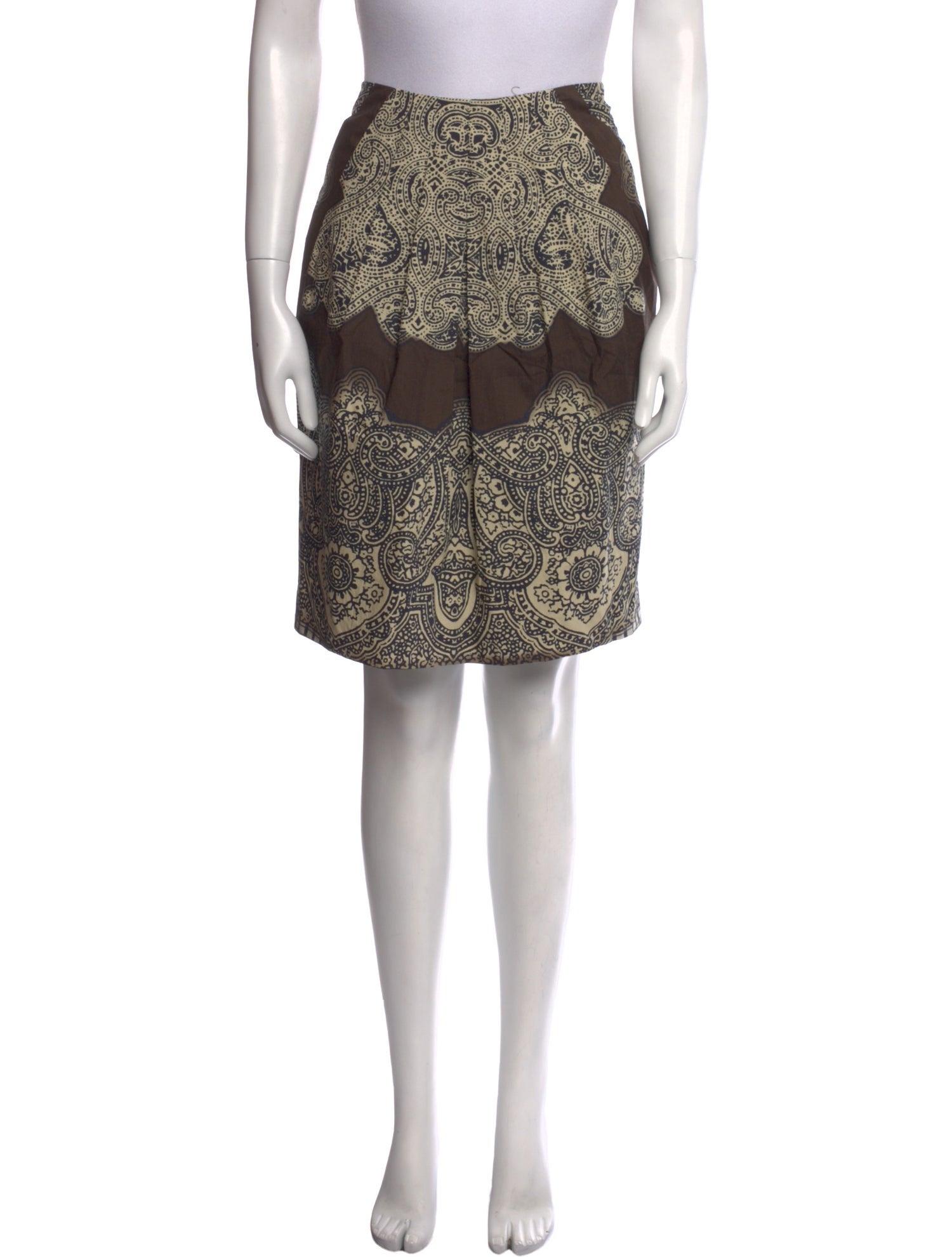 Etro Paisley Print Knee-Length Skirt