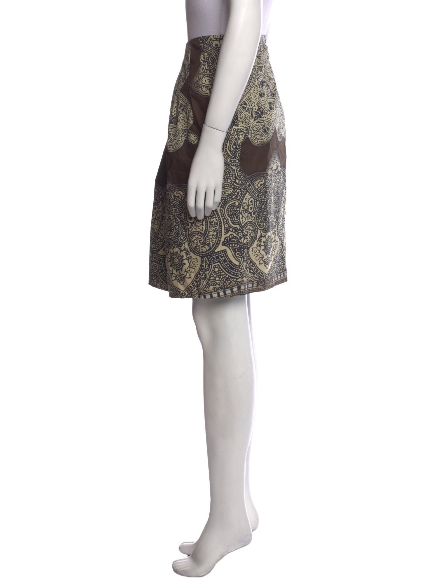 Etro Paisley Print Knee-Length Skirt