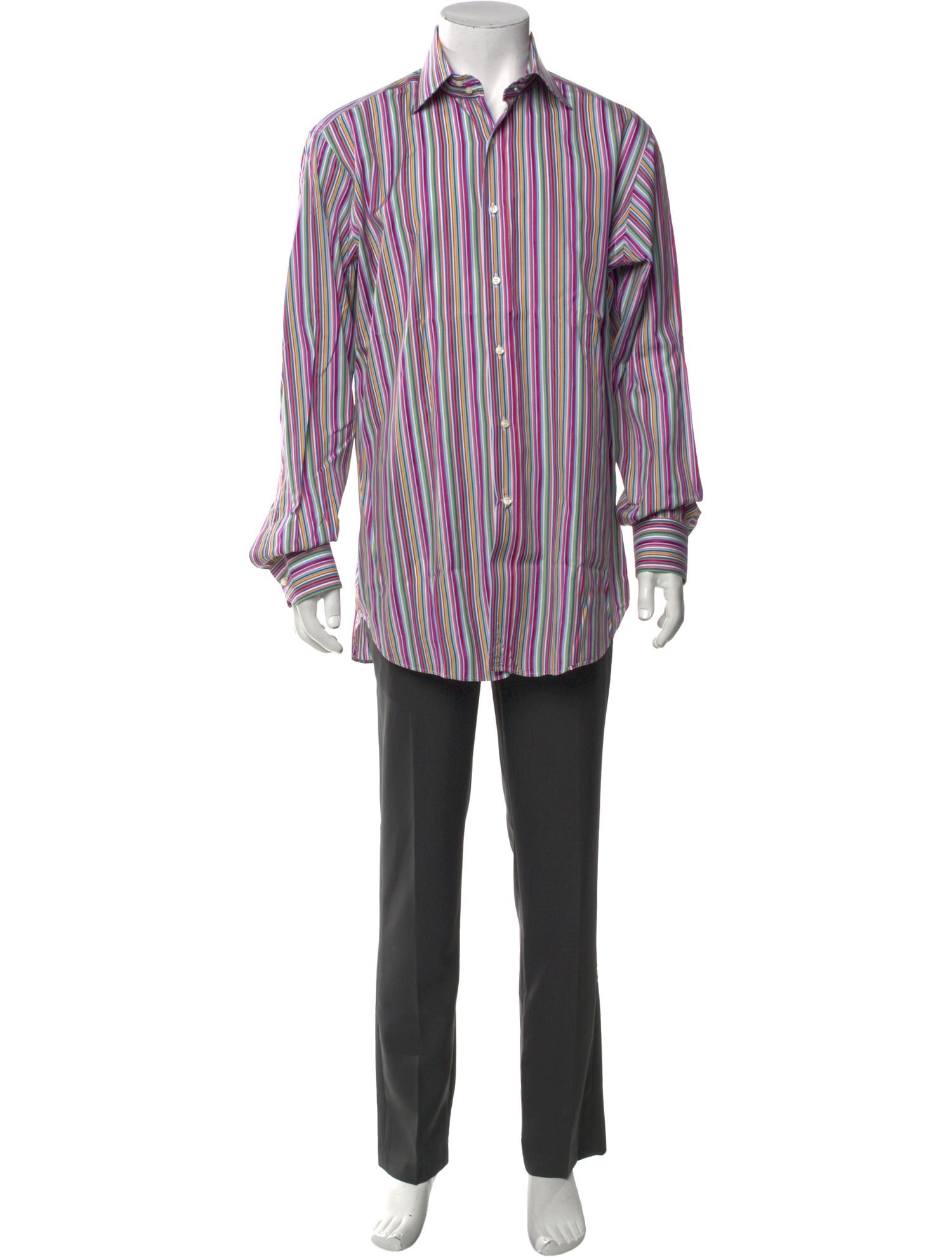 Etro Striped Long Sleeve Shirt