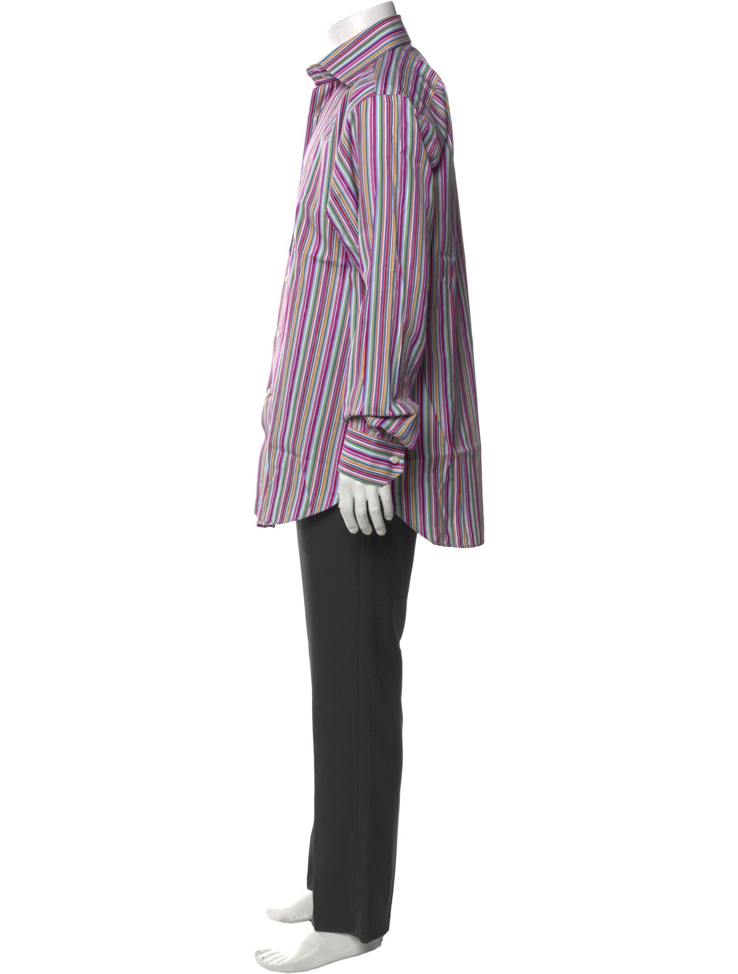 Etro Striped Long Sleeve Shirt