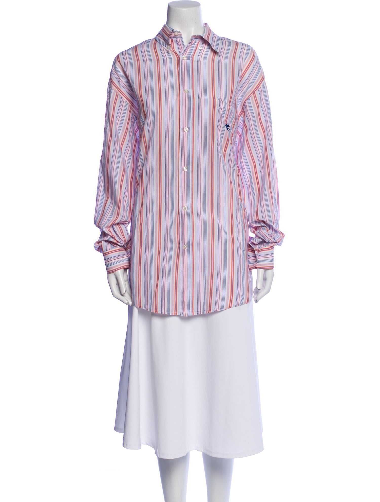 Etro Striped Long Sleeve Tunic