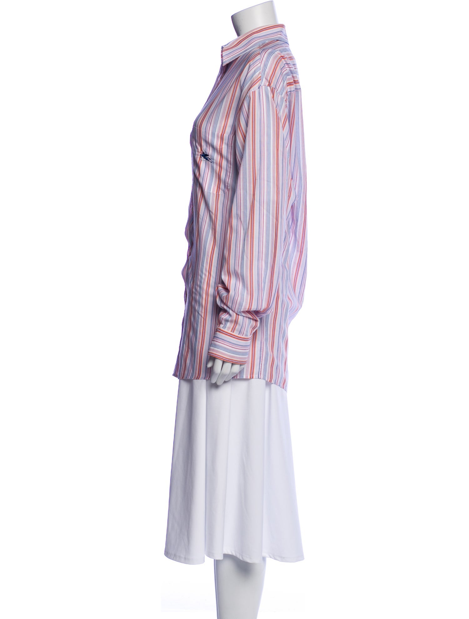 Etro Striped Long Sleeve Tunic