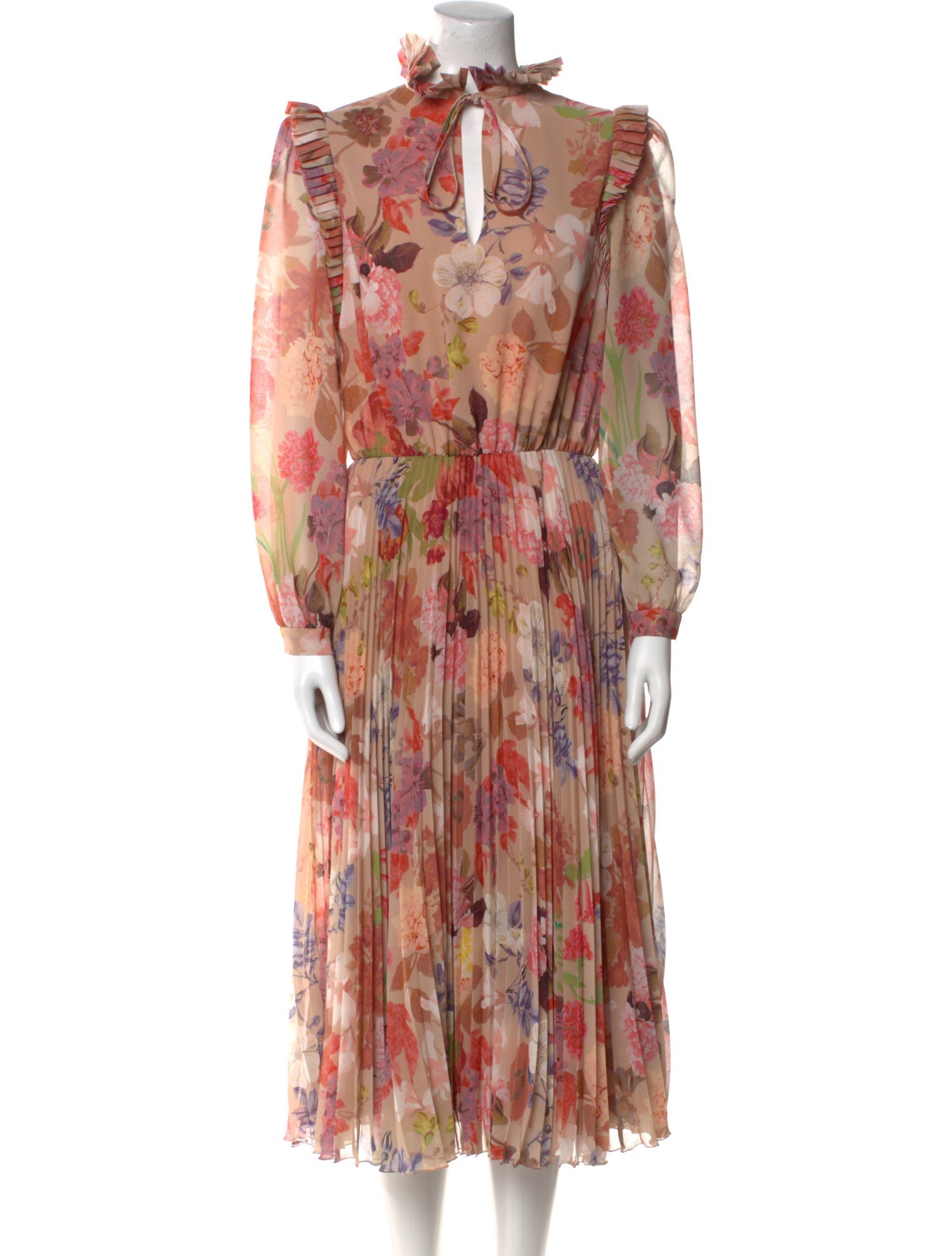 Etro Floral Print Midi Length Dress