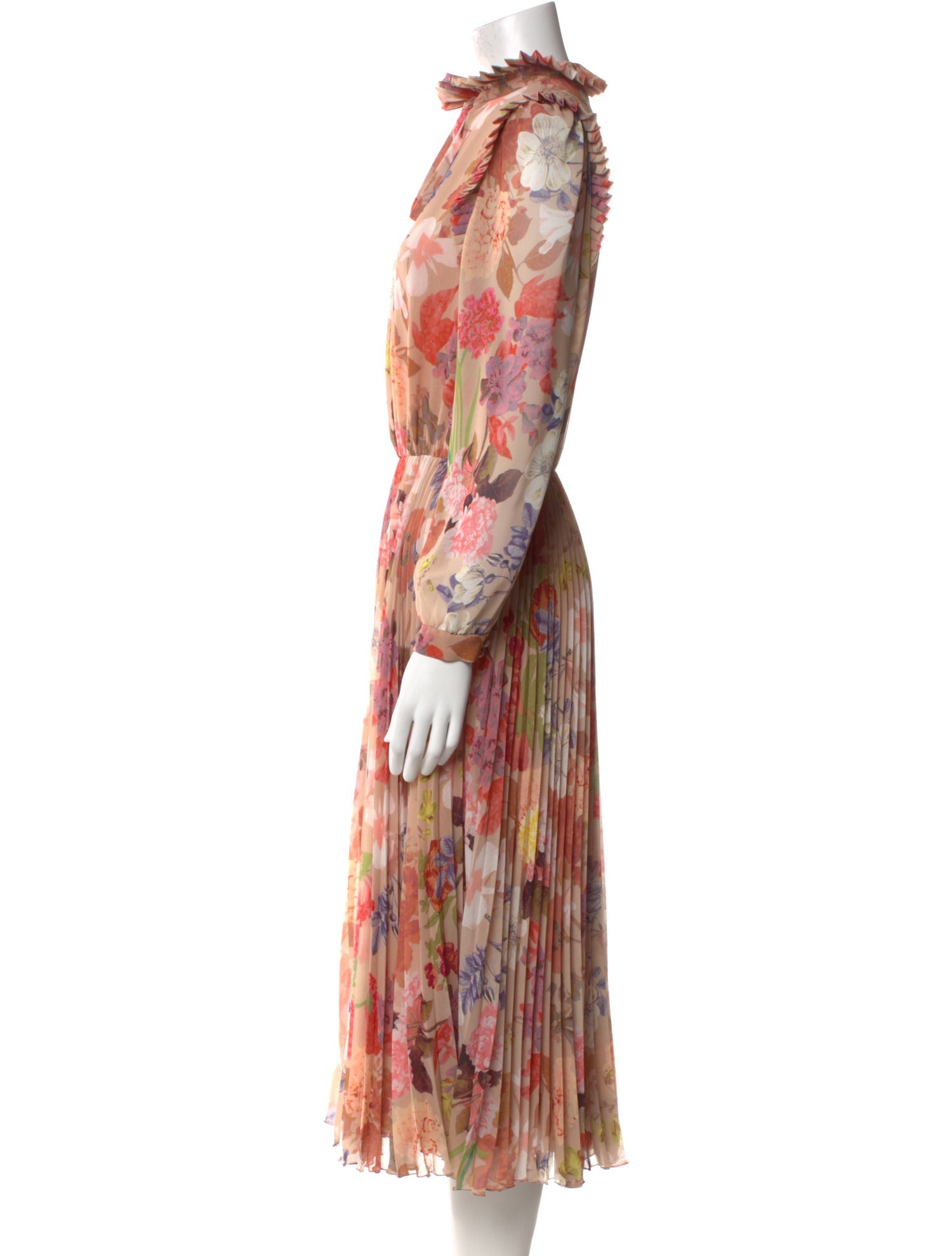 Etro Floral Print Midi Length Dress