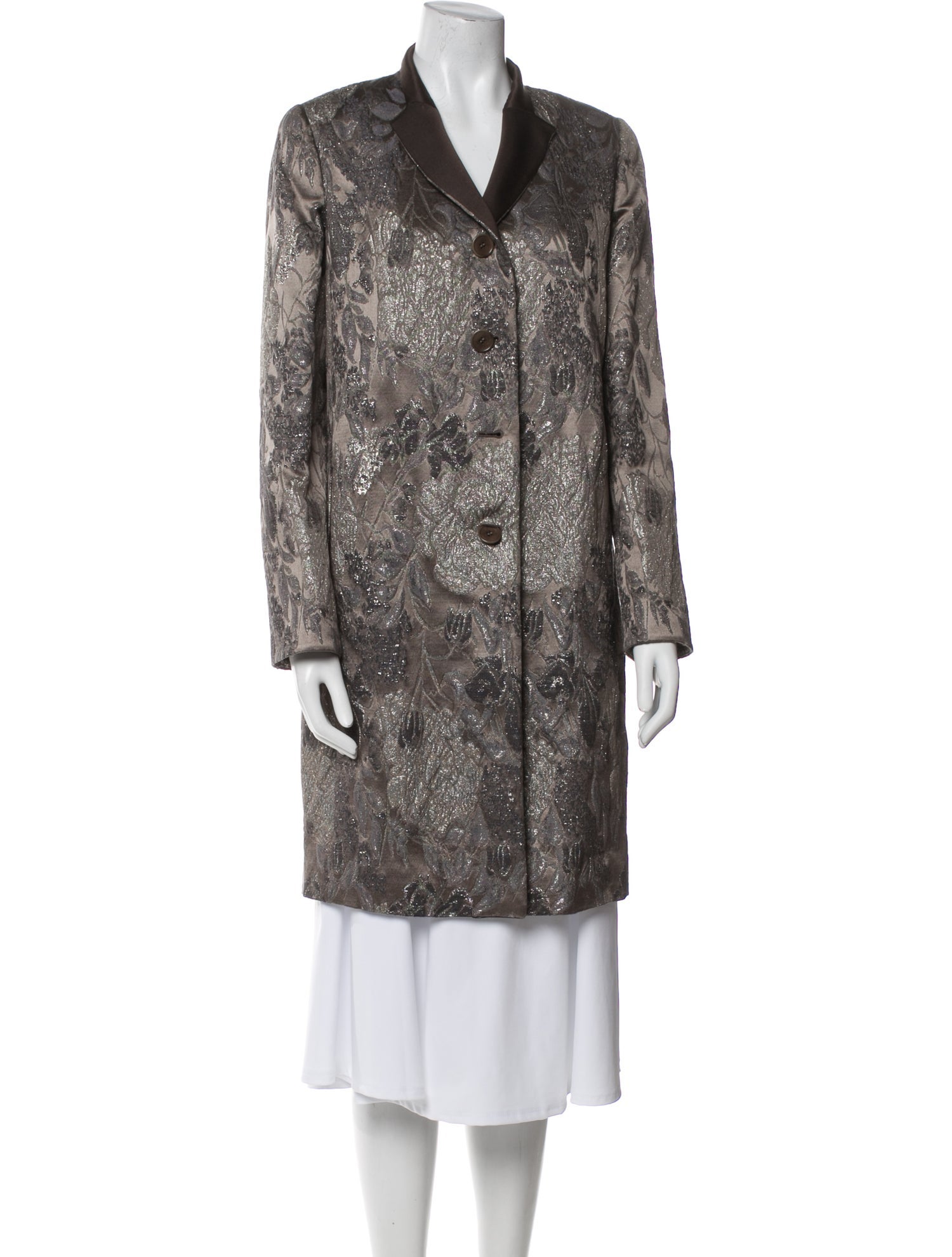 Etro Wool Printed Coat