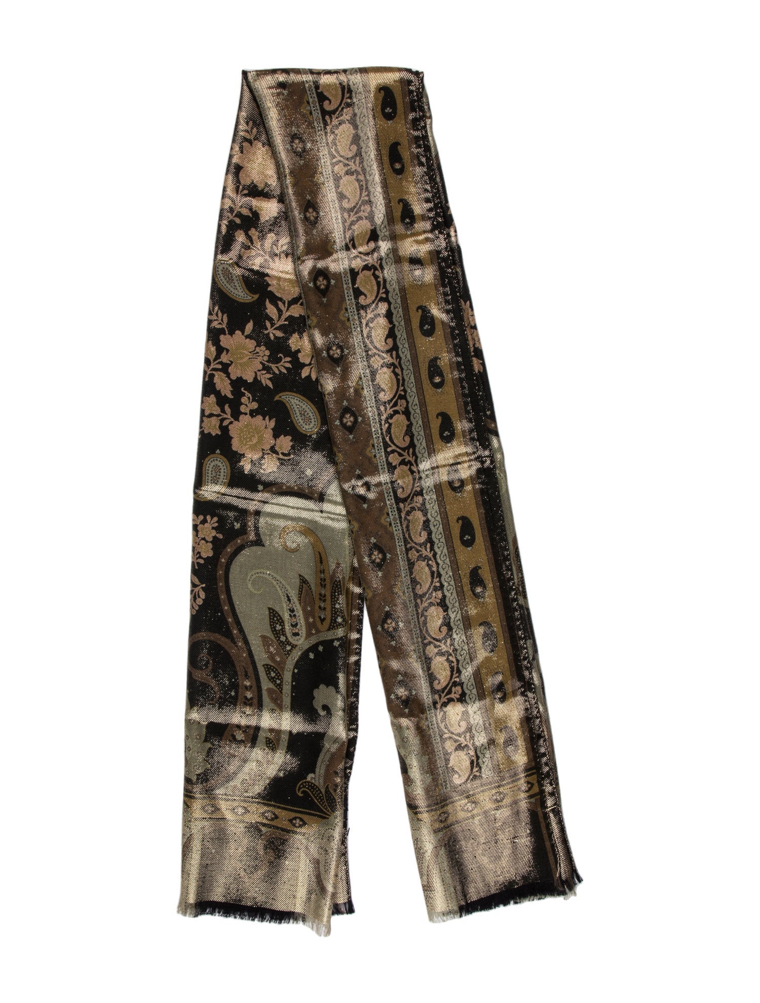 Etro Wool Striped Scarf