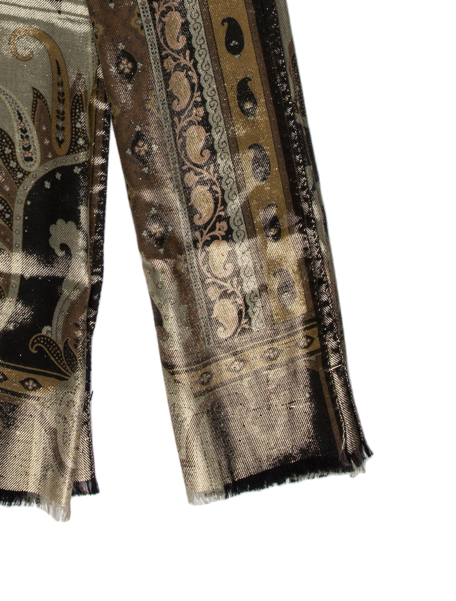 Etro Wool Striped Scarf