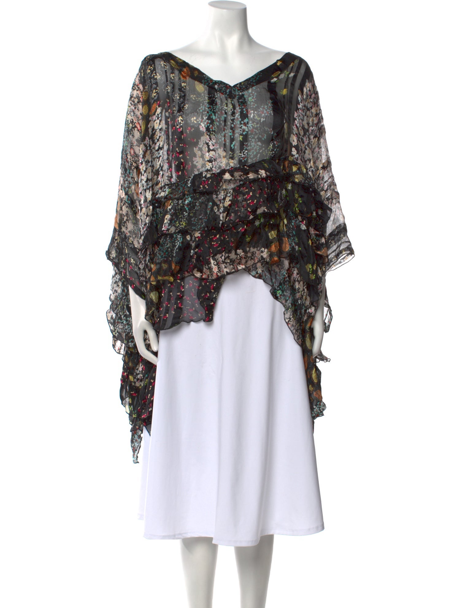 Etro Silk Floral Print Blouse