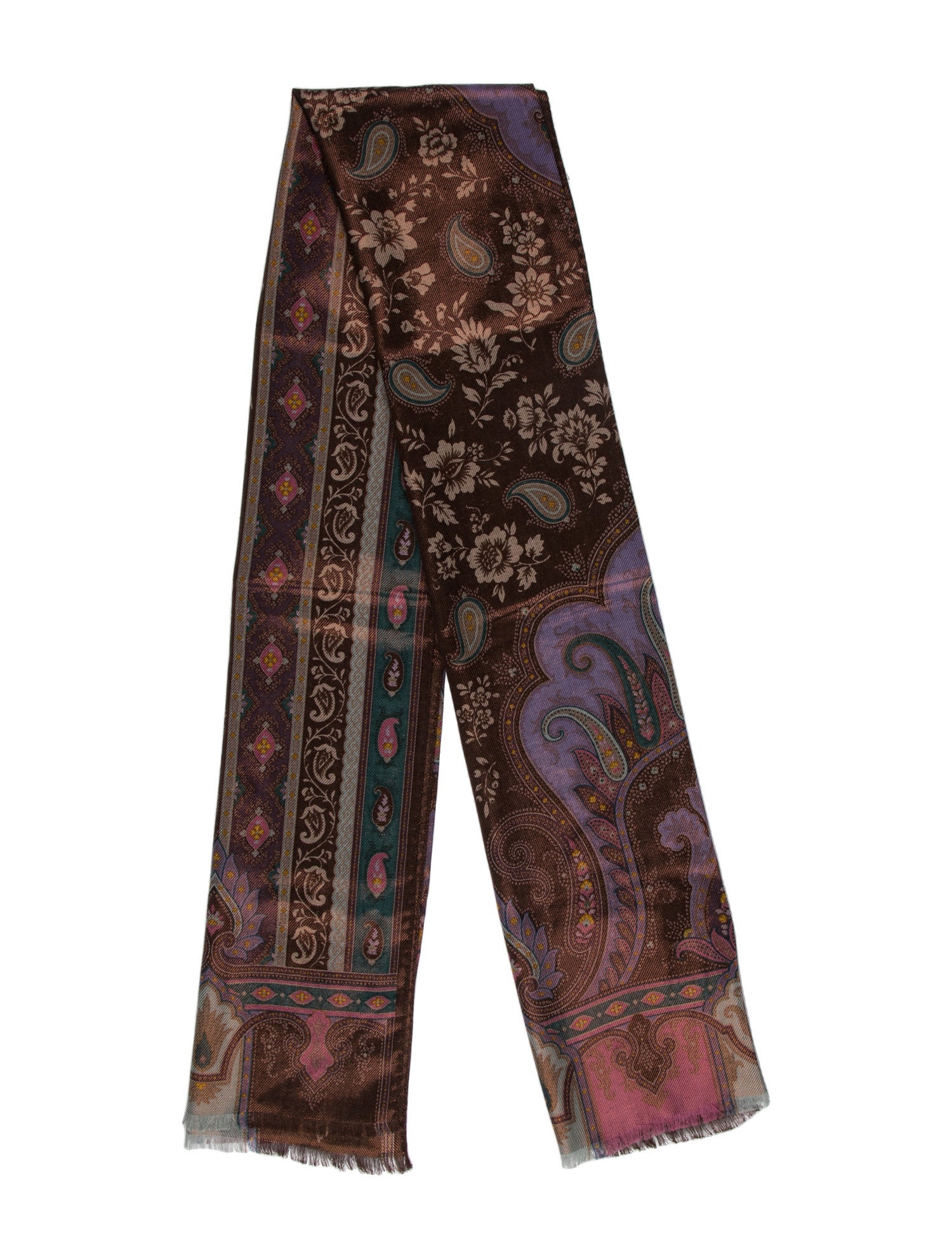 Etro Silk Paisley Print Bandeau