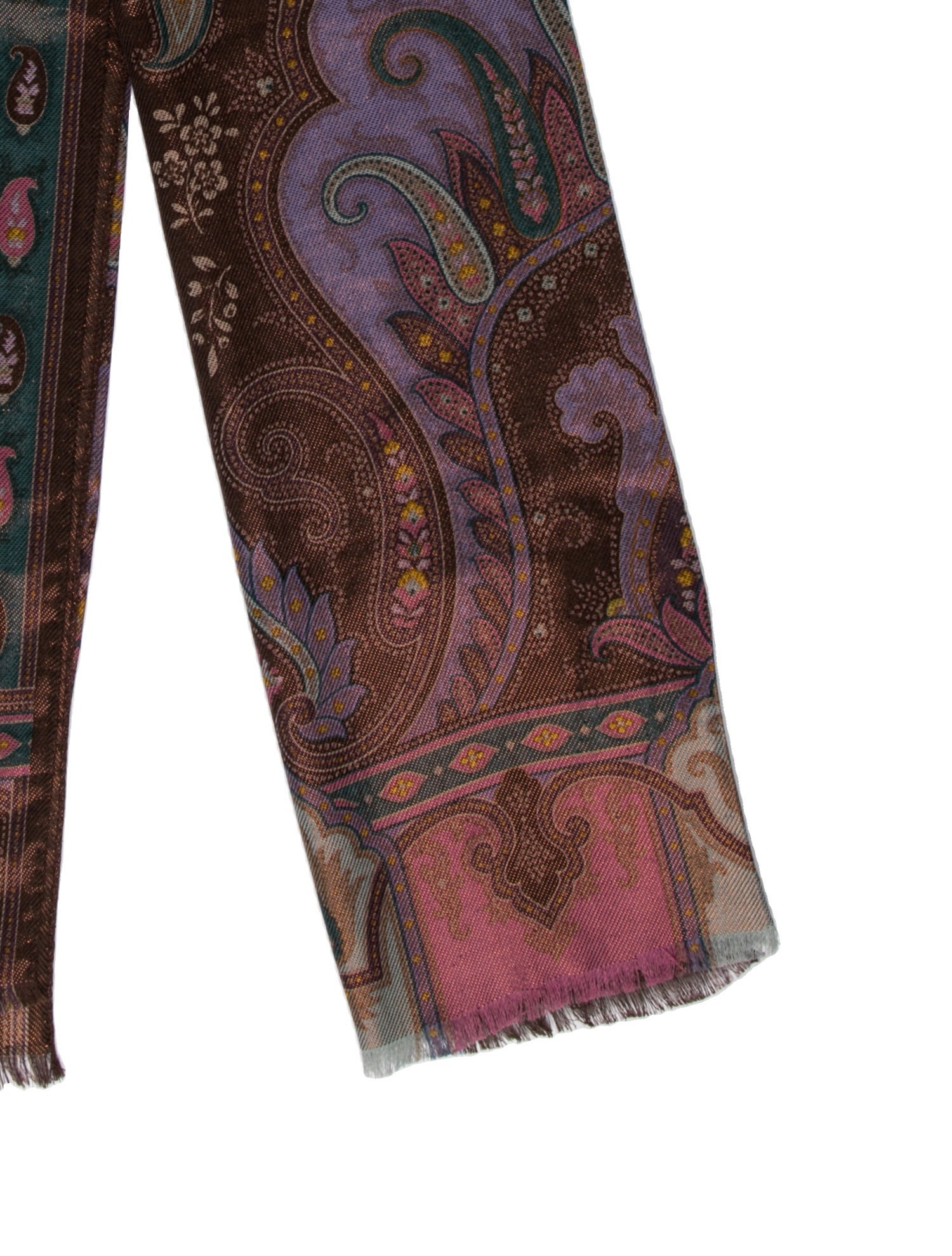 Etro Silk Paisley Print Bandeau