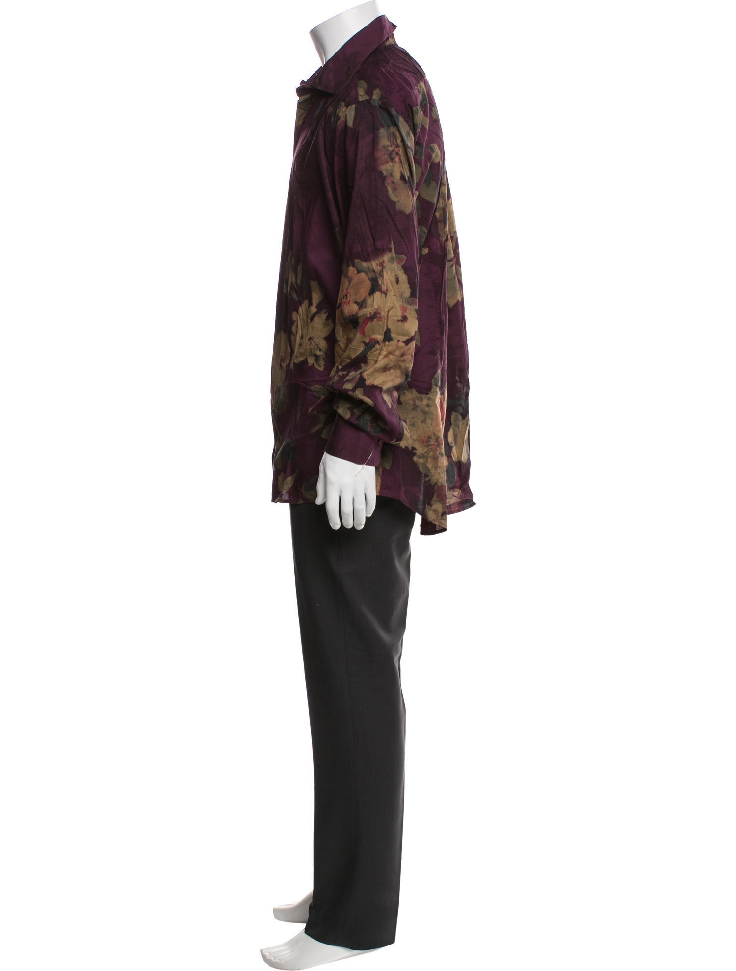 Etro Floral Print Long Sleeve Shirt