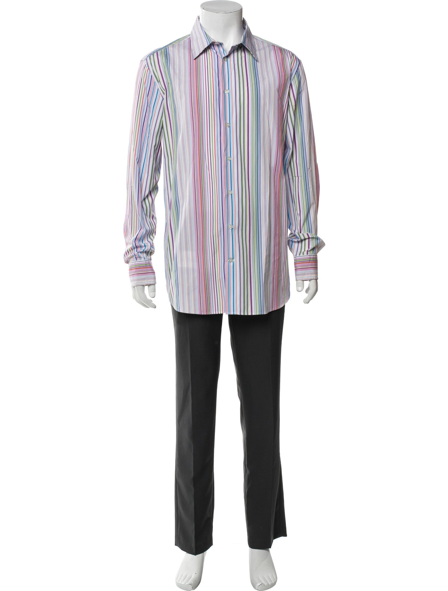 Etro Striped Long Sleeve Shirt