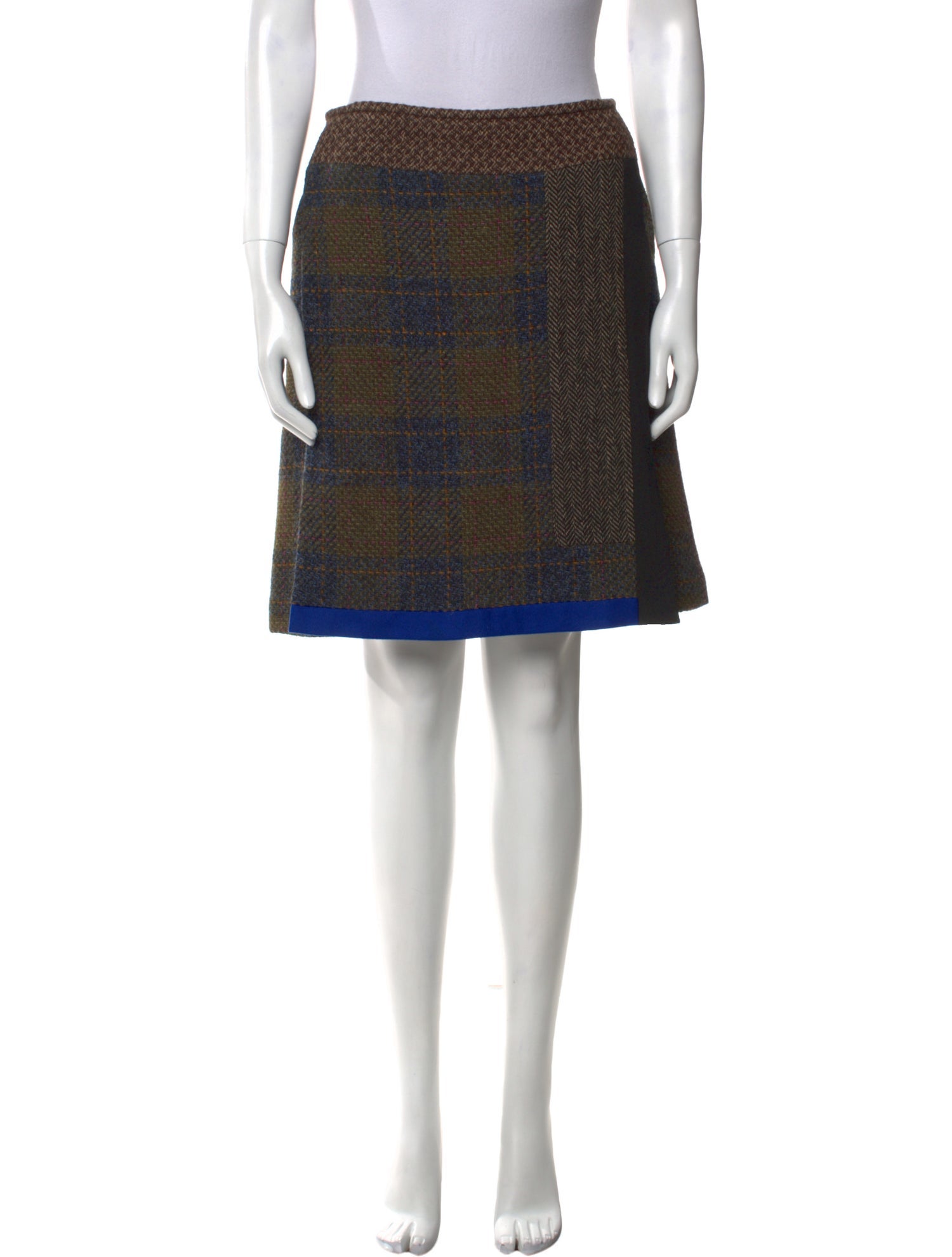 Etro Striped Knee-Length Skirt