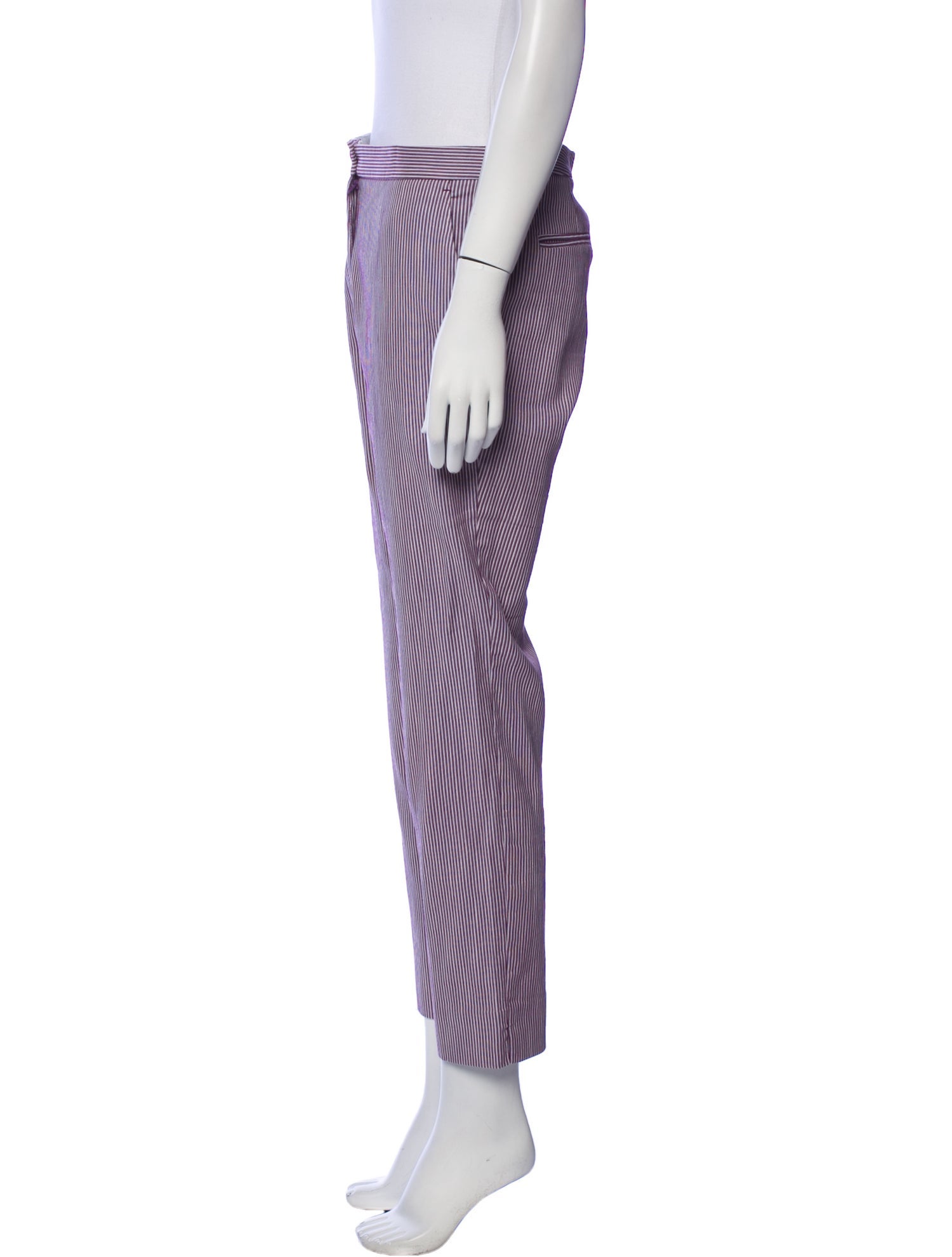 Etro Striped Straight Leg Pants