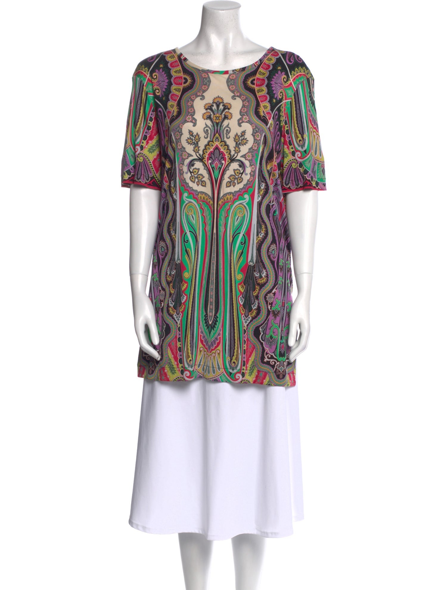 Etro Silk Paisley Print Tunic