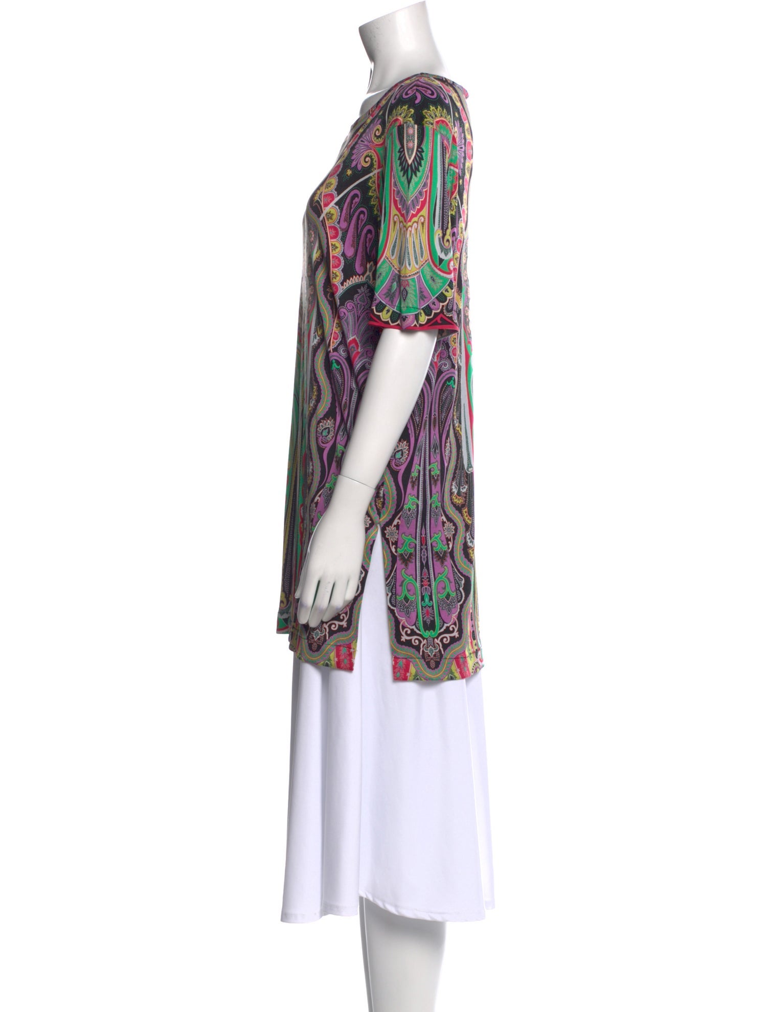 Etro Silk Paisley Print Tunic