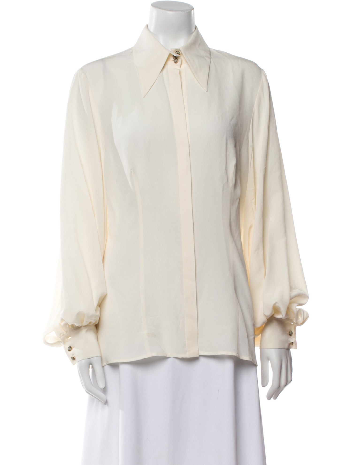 Etro Long Sleeve Button-Up Top