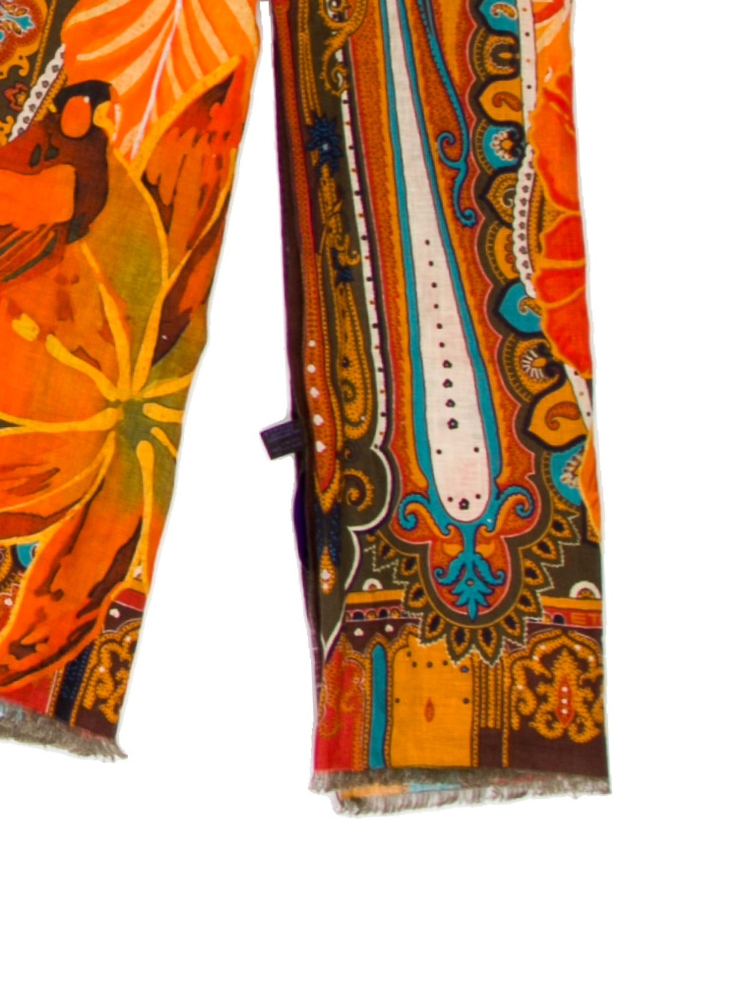 Etro Paisley Print Scarf