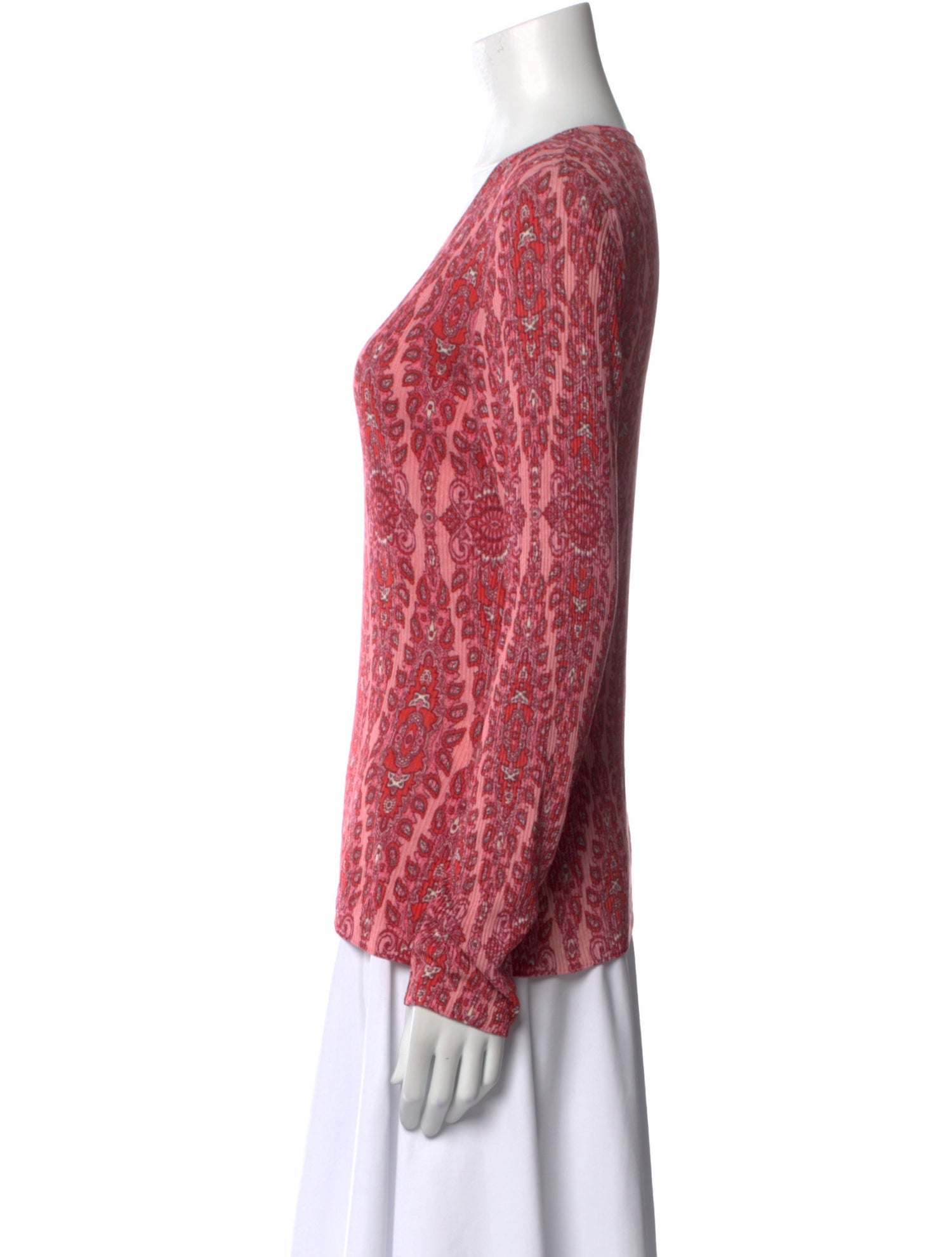 Etro Paisley Print V-Neck Blouse w/ Tags