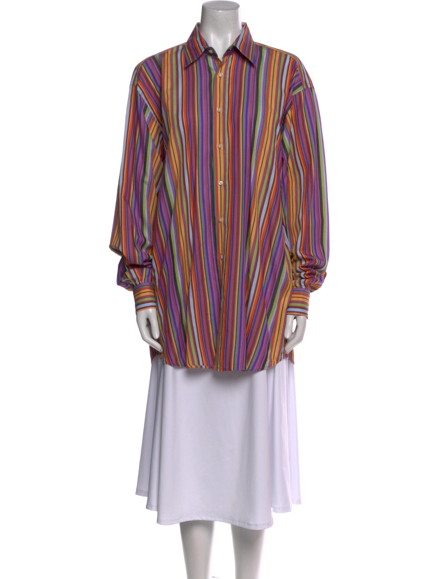 Etro Striped Long Sleeve Tunic