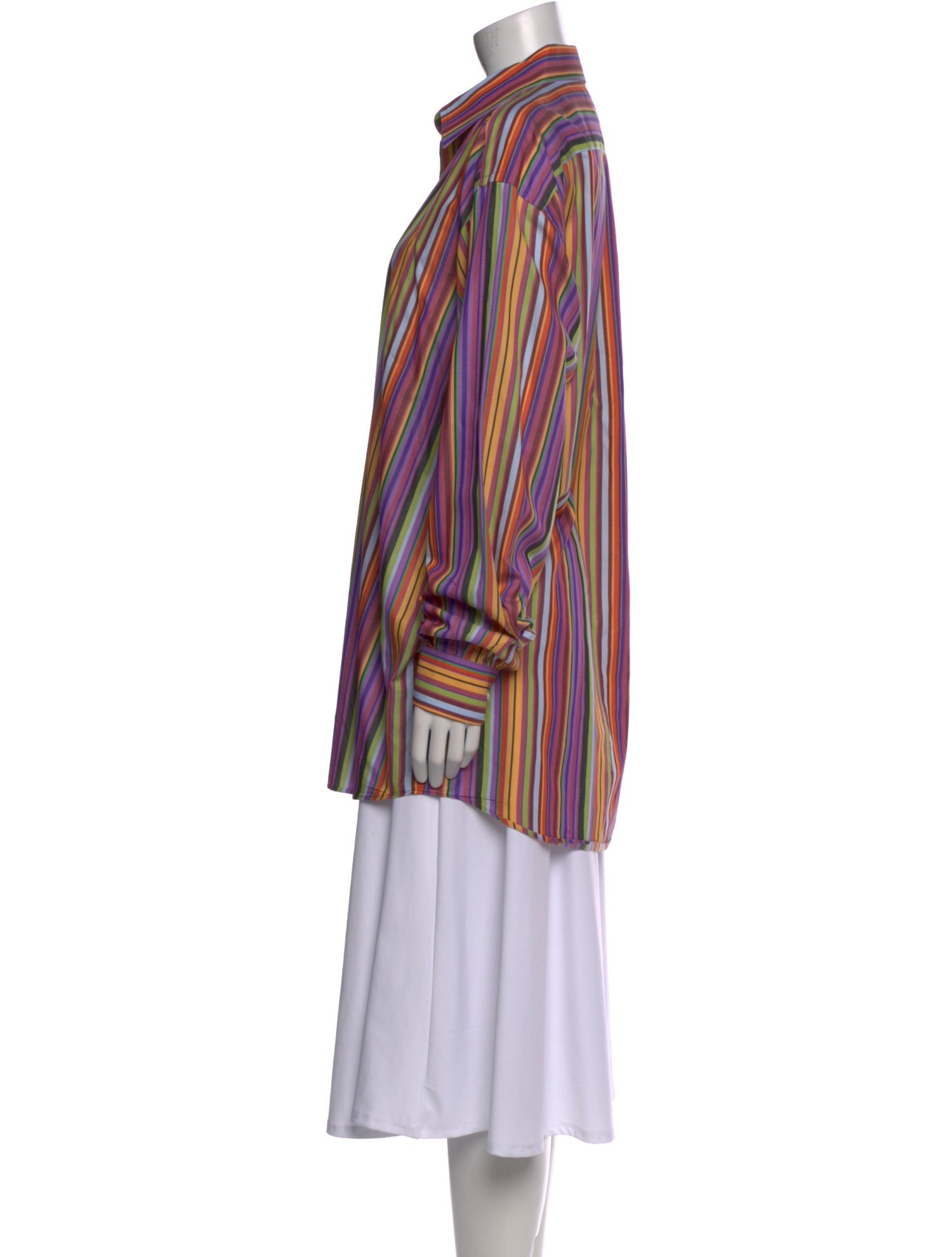 Etro Striped Long Sleeve Tunic